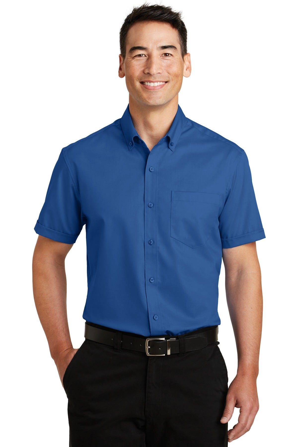 Port Authority® Short Sleeve SuperPro Twill Shirt