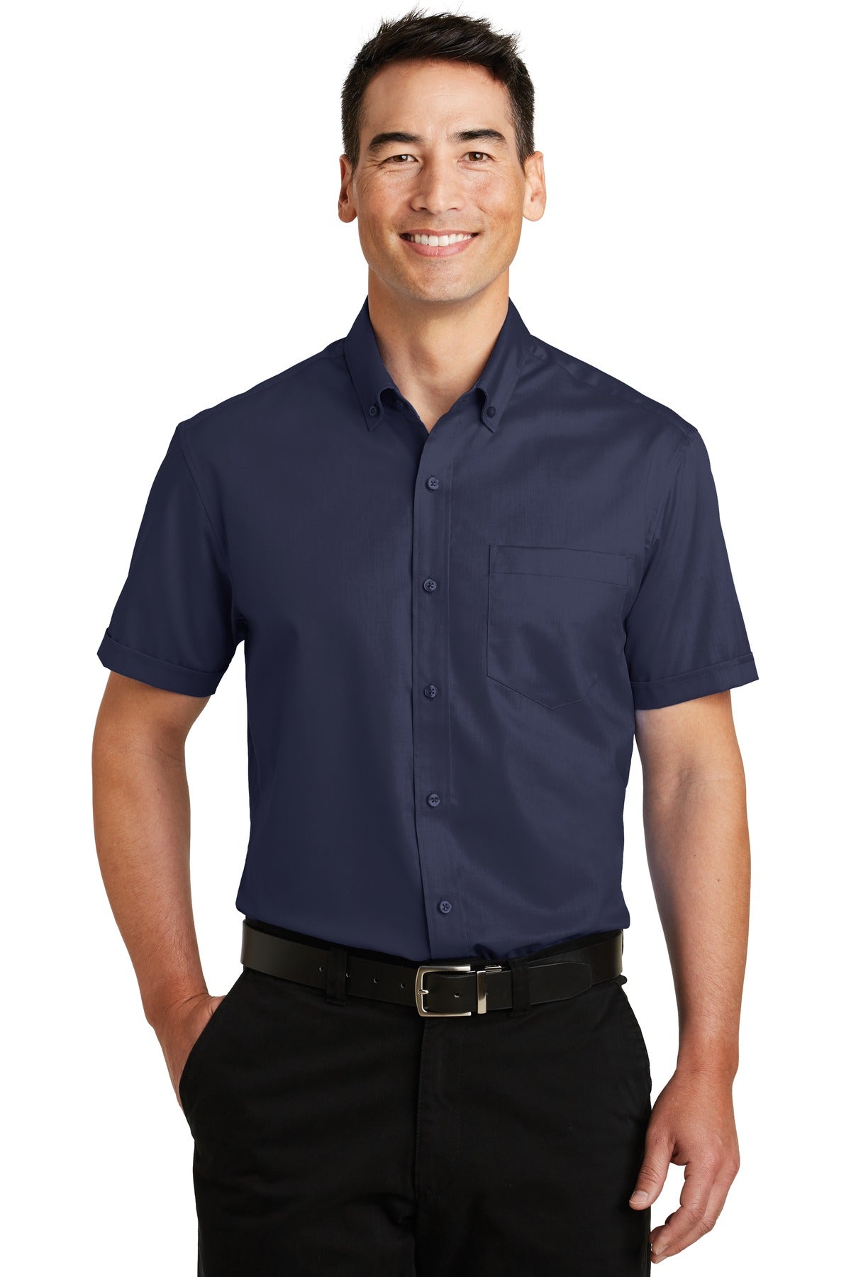 Port Authority® Short Sleeve SuperPro Twill Shirt