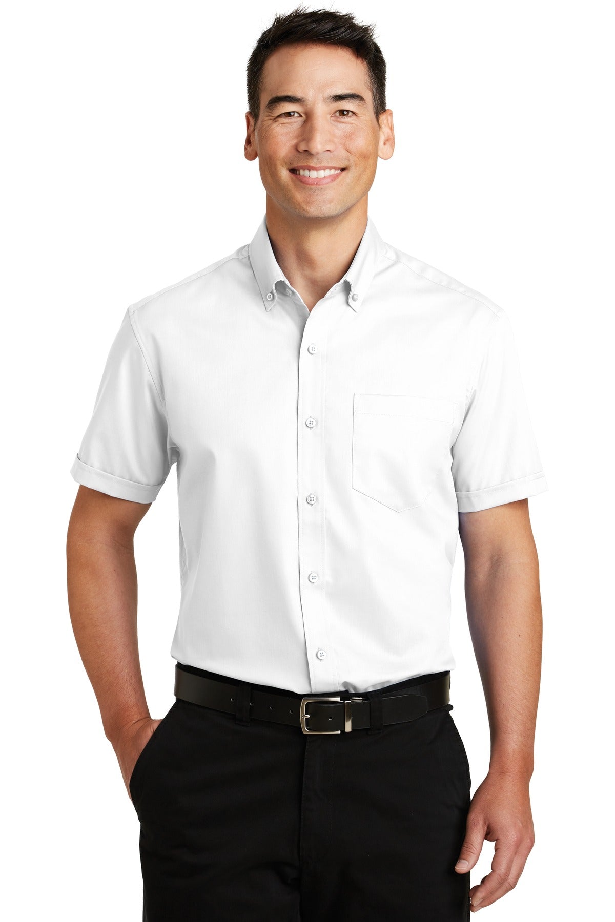 Port Authority® Short Sleeve SuperPro Twill Shirt