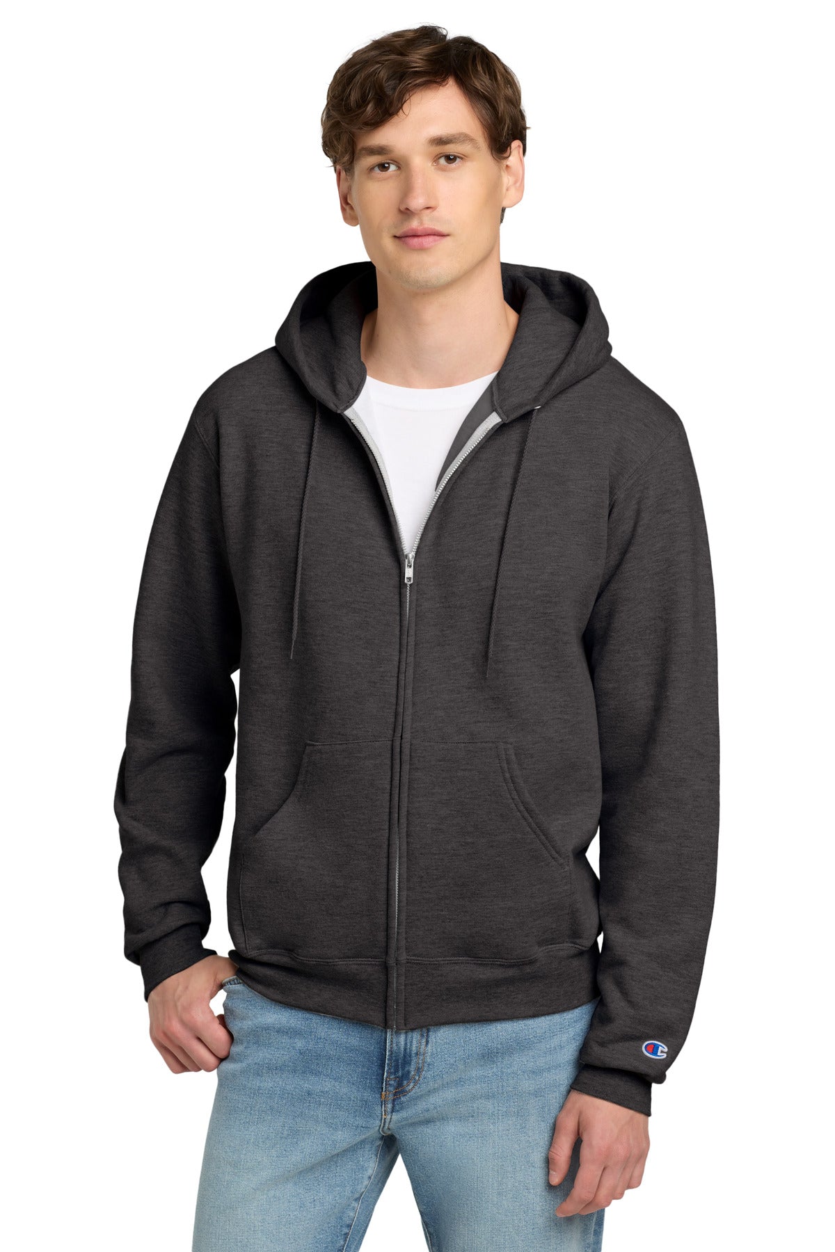 Champion® Powerblend® Full-Zip Hoodie.