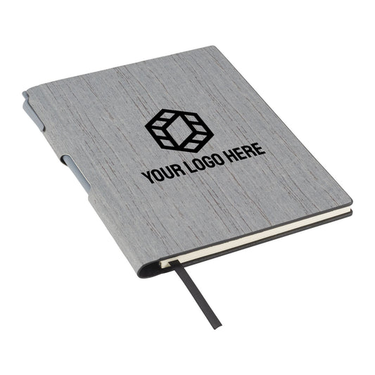6" x 8.5" FSC® Mix Bari Notebook with Pen