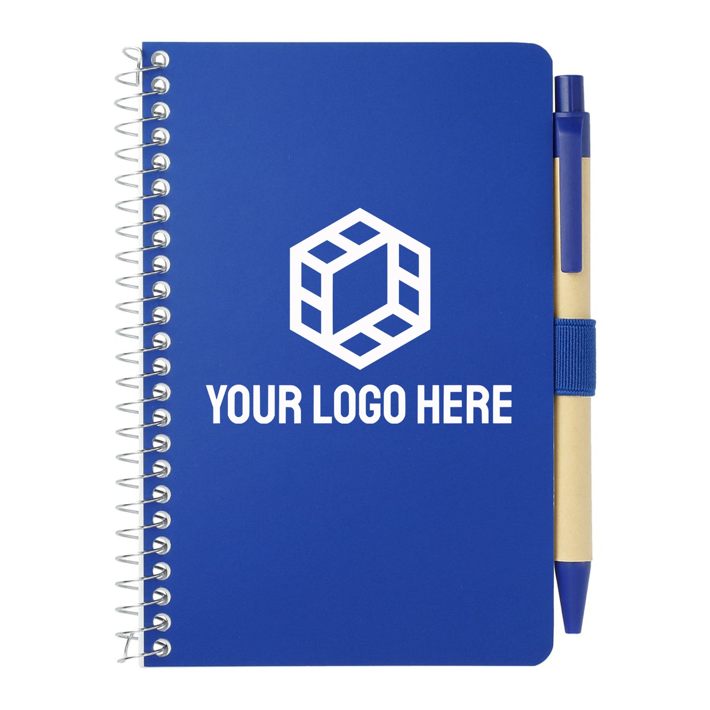 4" x 6" FSC® Mix Pocket Spiral Notebook with Pen