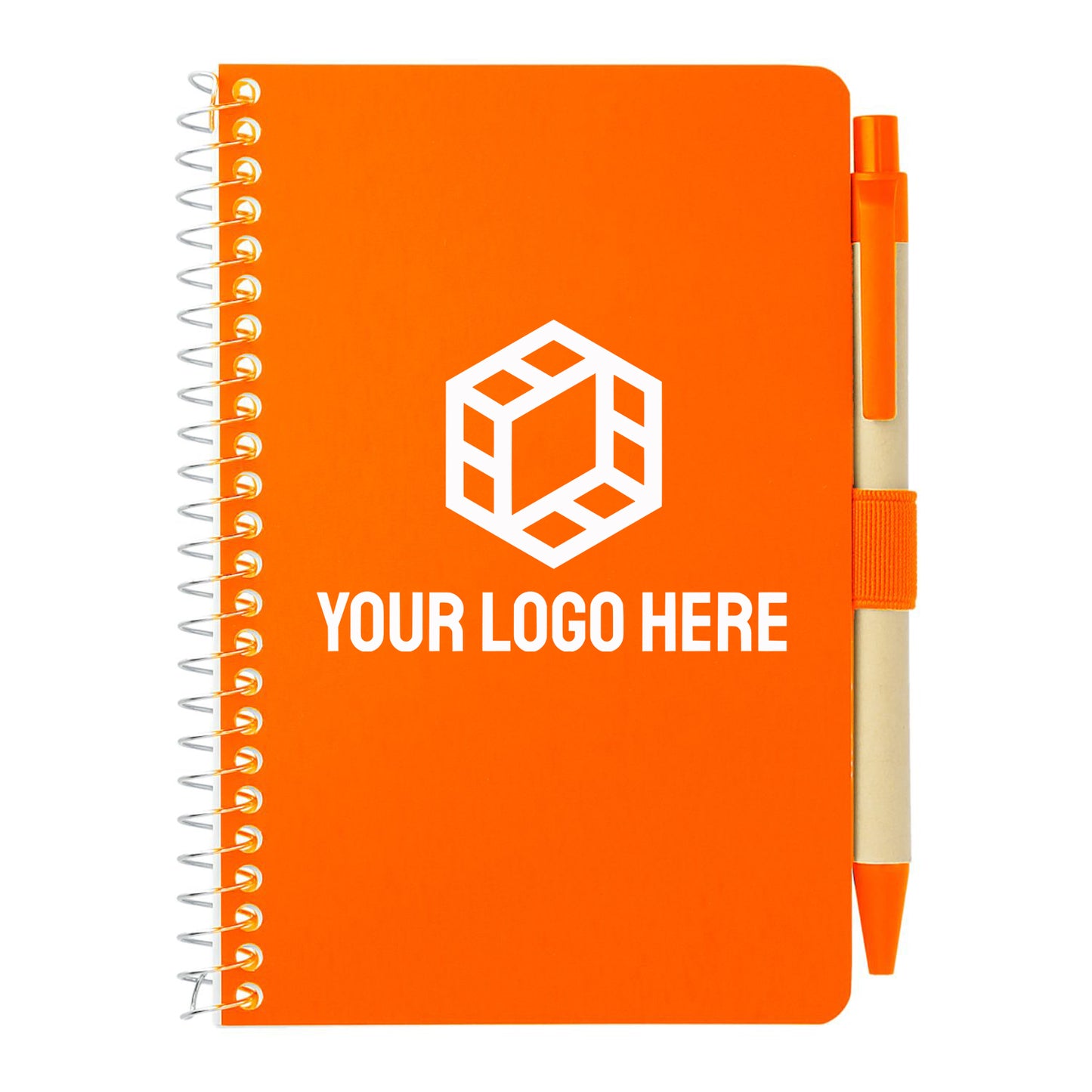 4" x 6" FSC® Mix Pocket Spiral Notebook with Pen