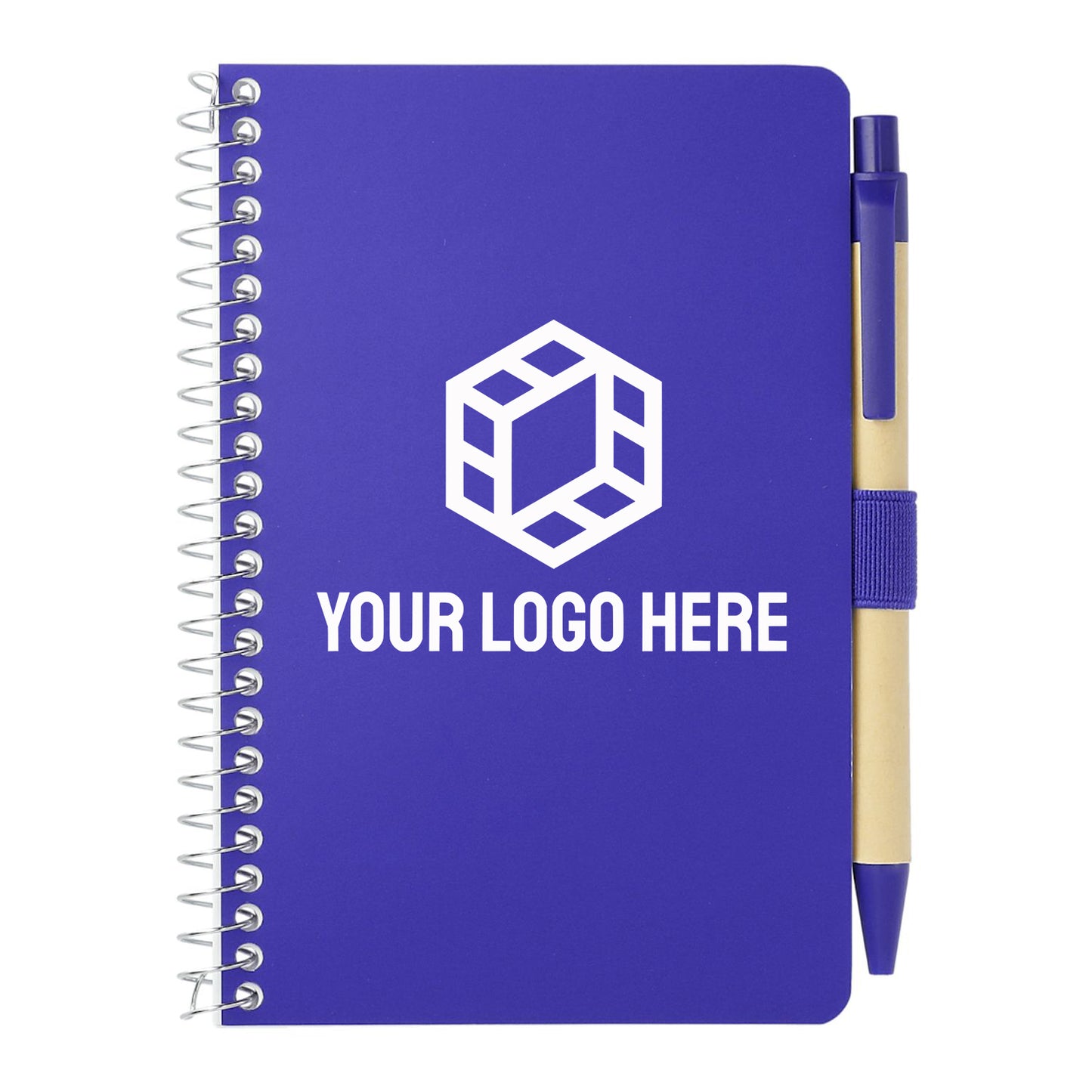 4" x 6" FSC® Mix Pocket Spiral Notebook with Pen