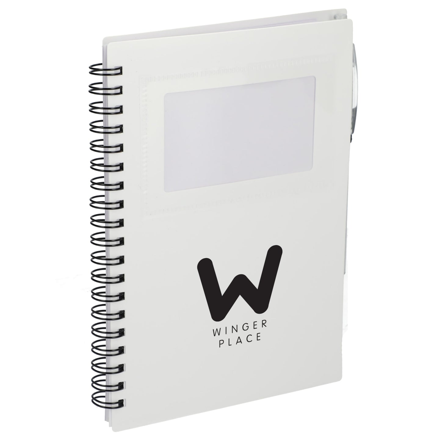 5" x 7" FSC® Recycled Star Spiral Notebook with Pe