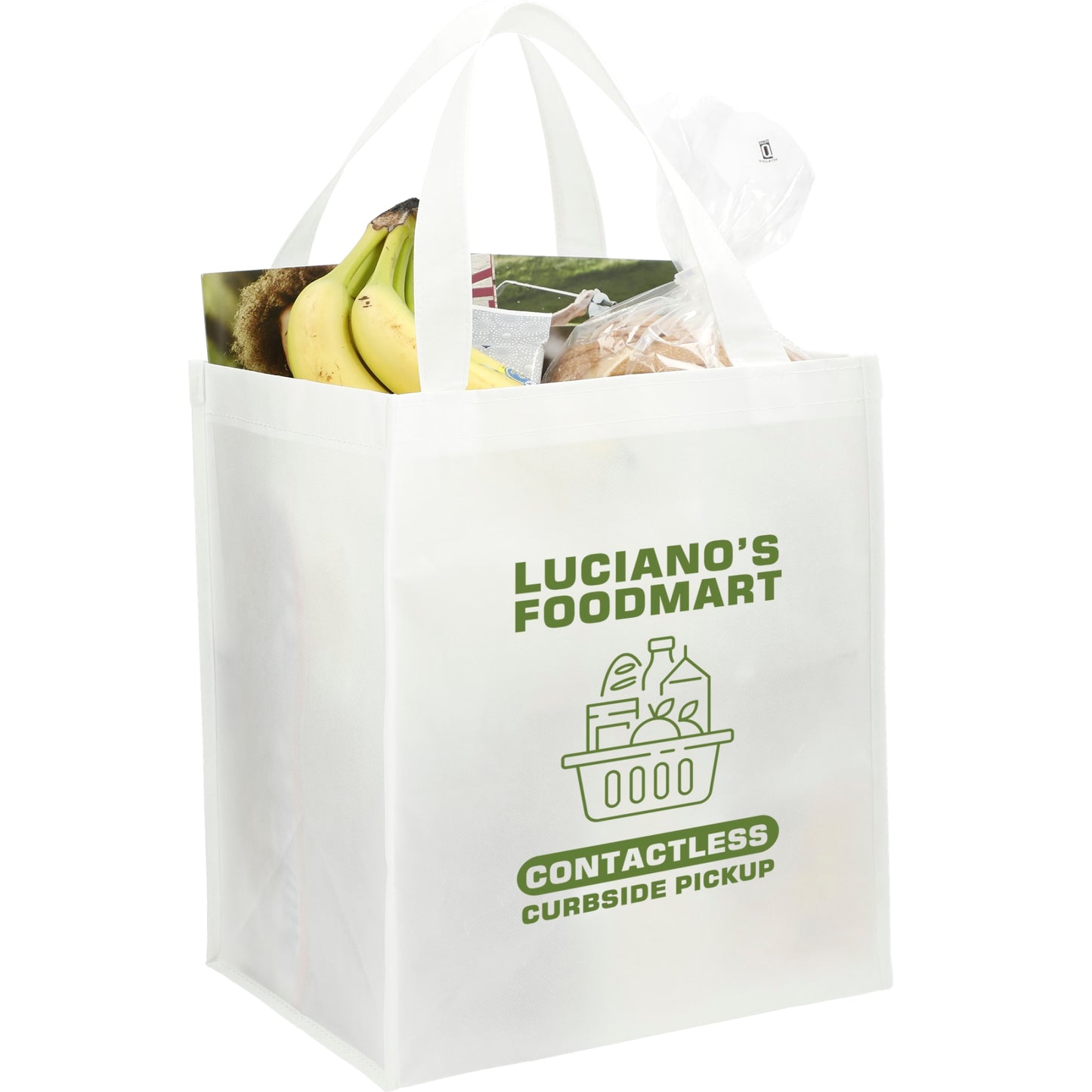 Double Laminated Wipeable Grocery Tote