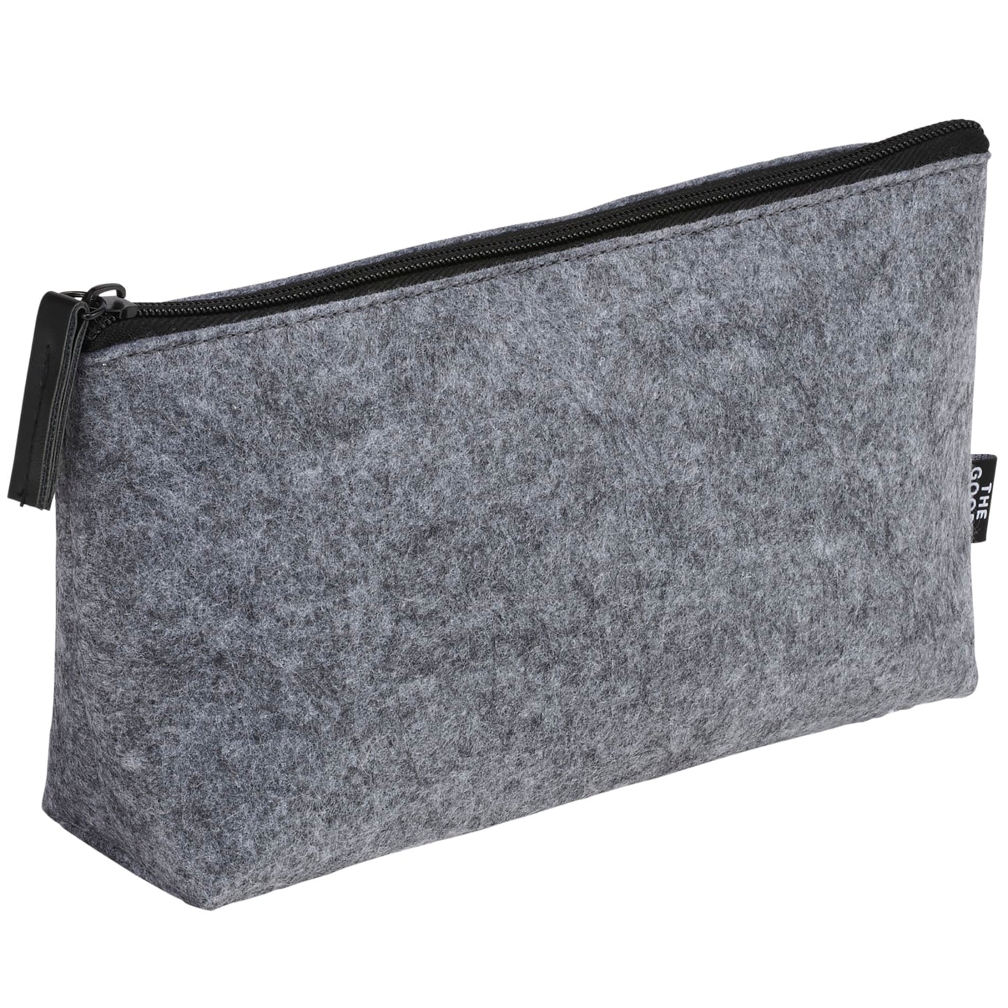 THE GOODS™ Recycled Felt Zippered Pouch with Full Color Print