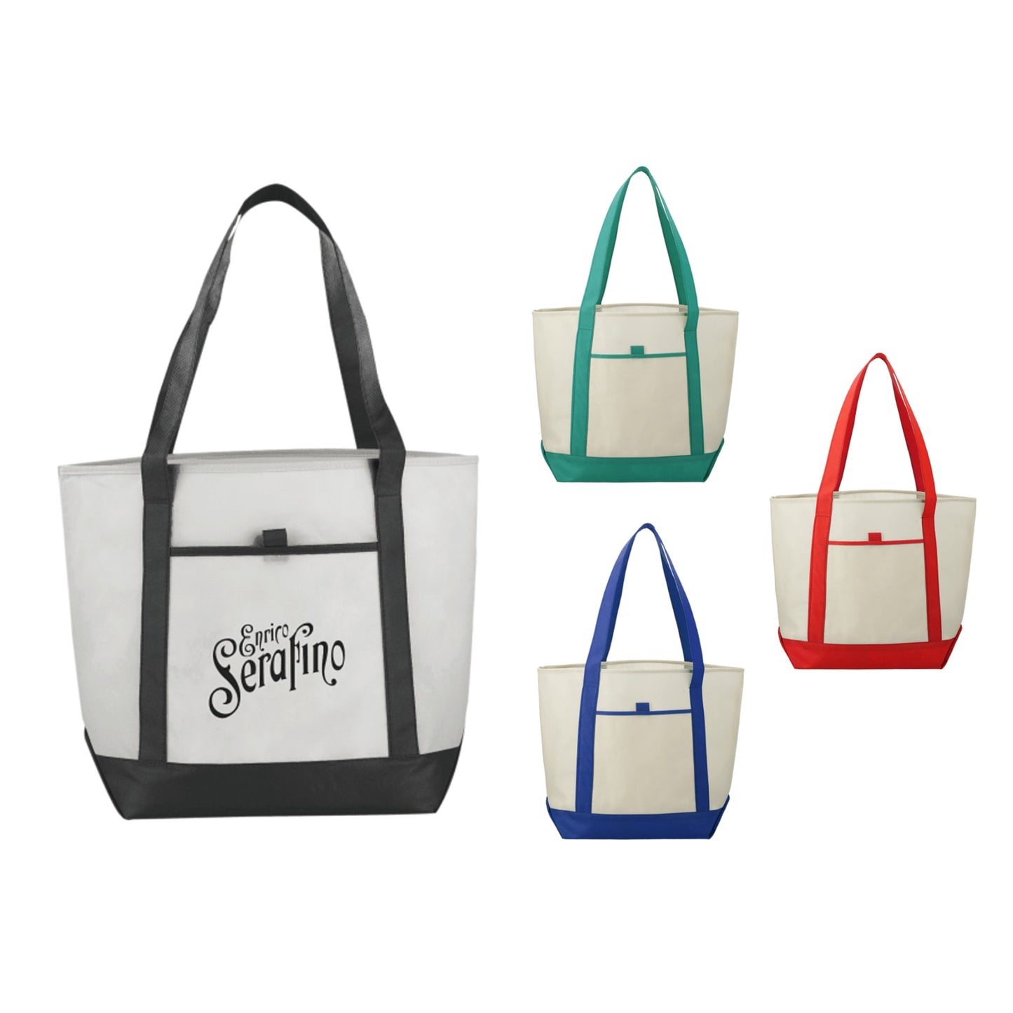 Lighthouse Non-Woven Boat Tote
