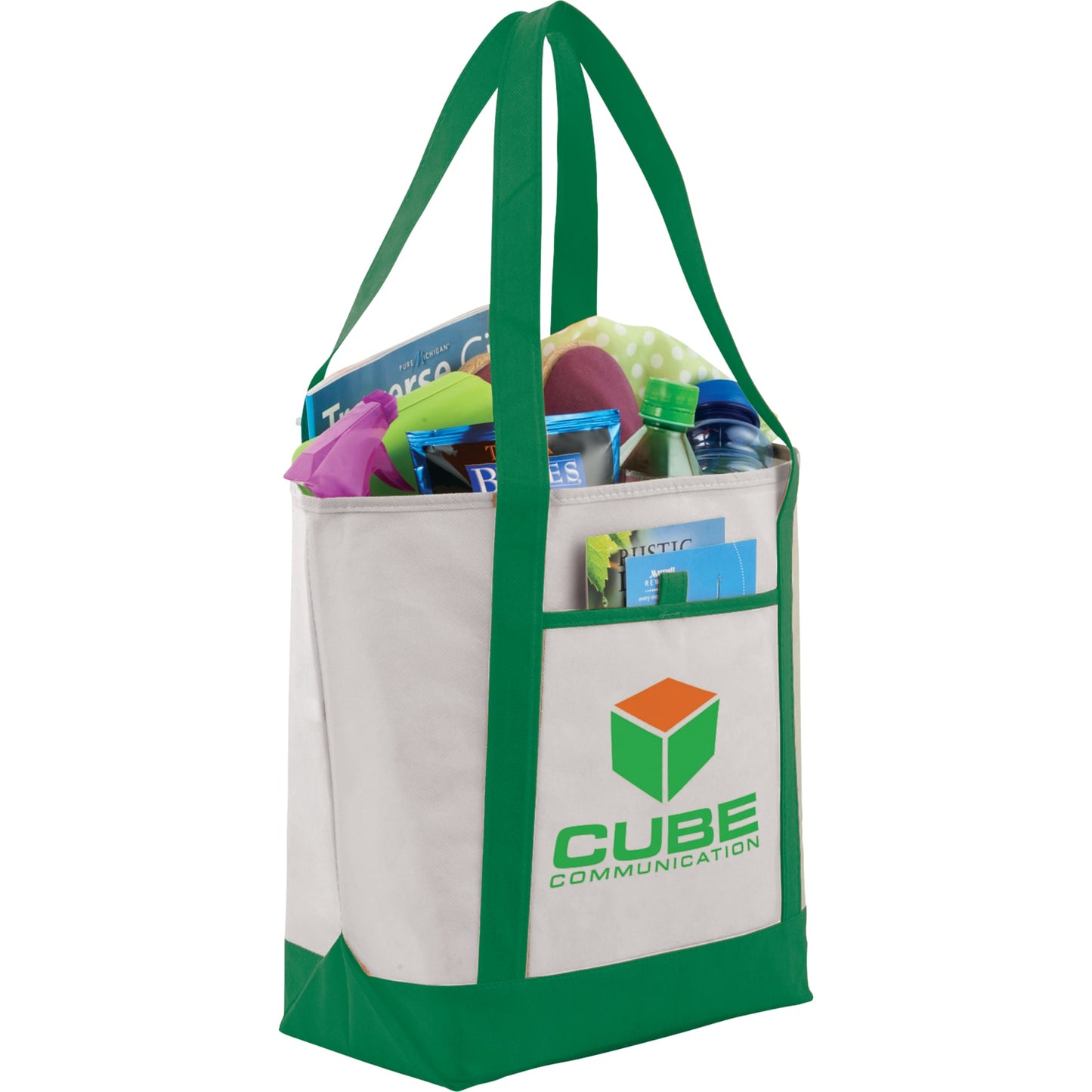 Lighthouse Non-Woven Boat Tote