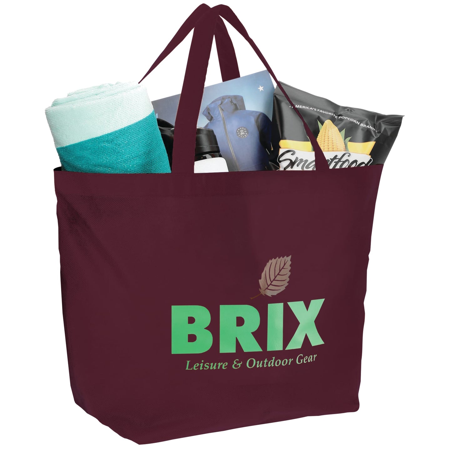 YaYa Budget Non-Woven Shopper Tote with Full Color Print