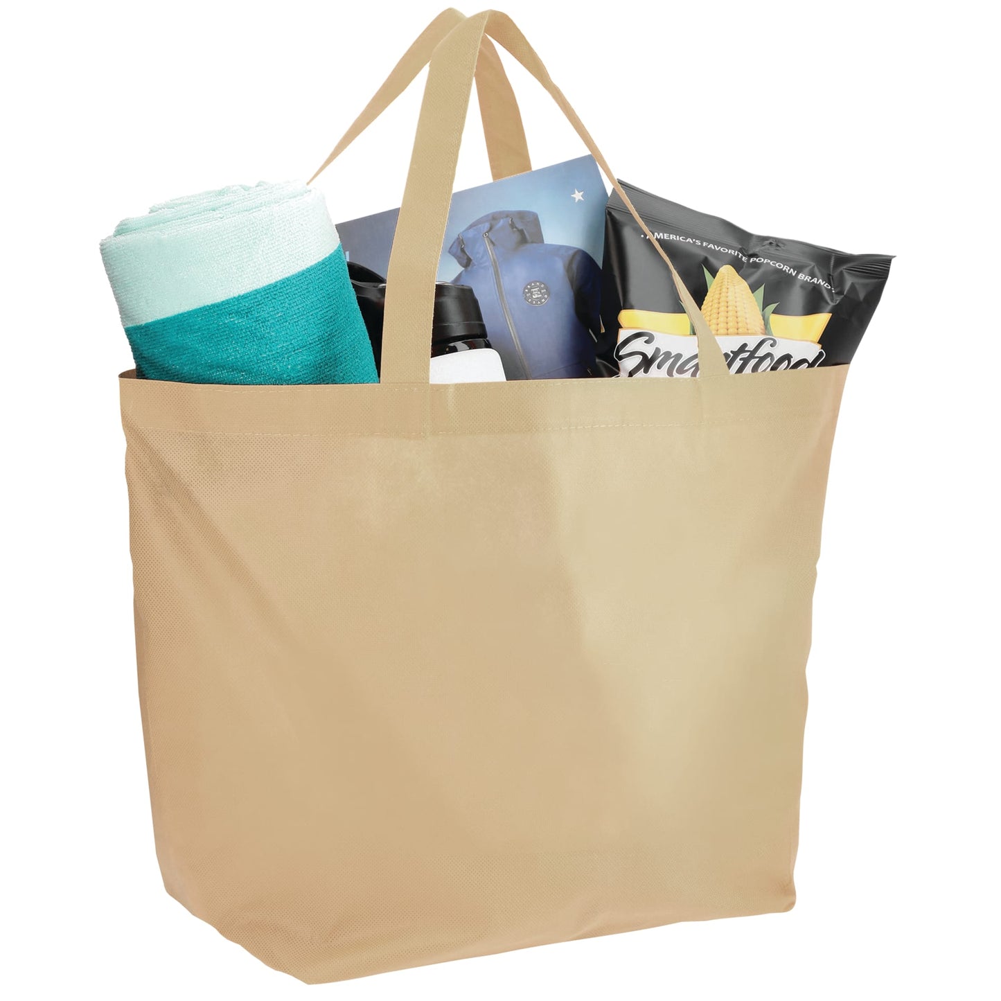 YaYa Budget Non-Woven Shopper Tote with Full Color Print