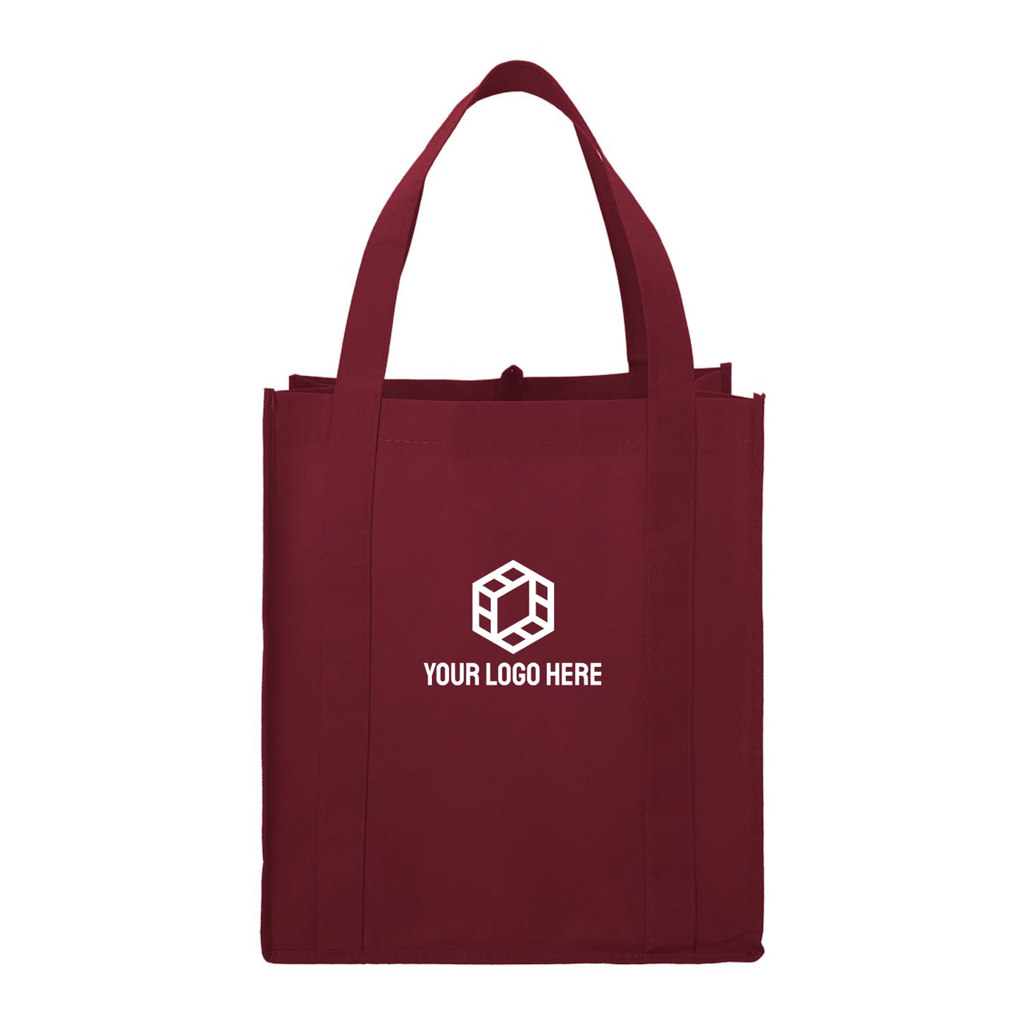Hercules Non-Woven Grocery Tote with Full Color Print (Minimum 150)