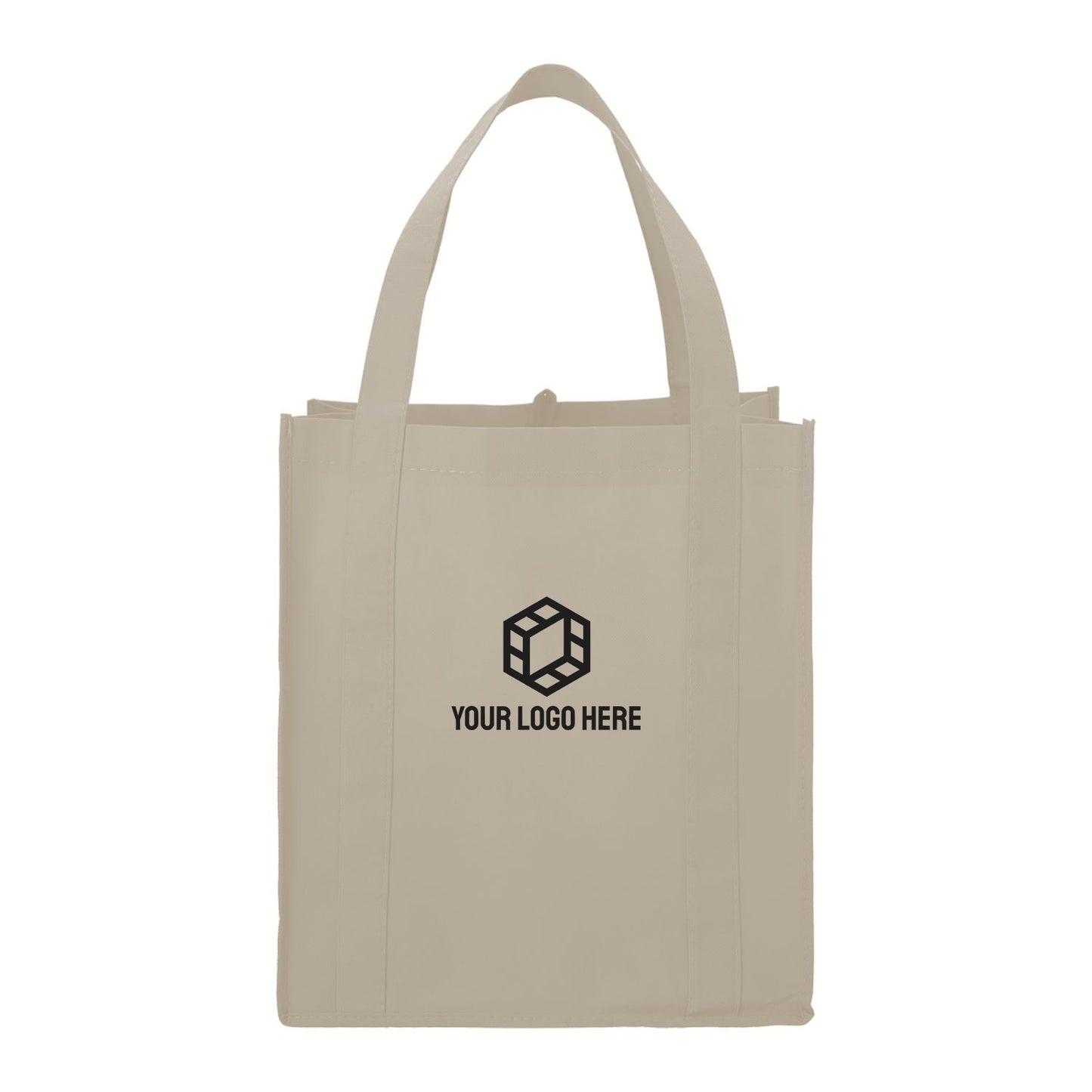 Hercules Non-Woven Grocery Tote with Full Color Print (Minimum 150)
