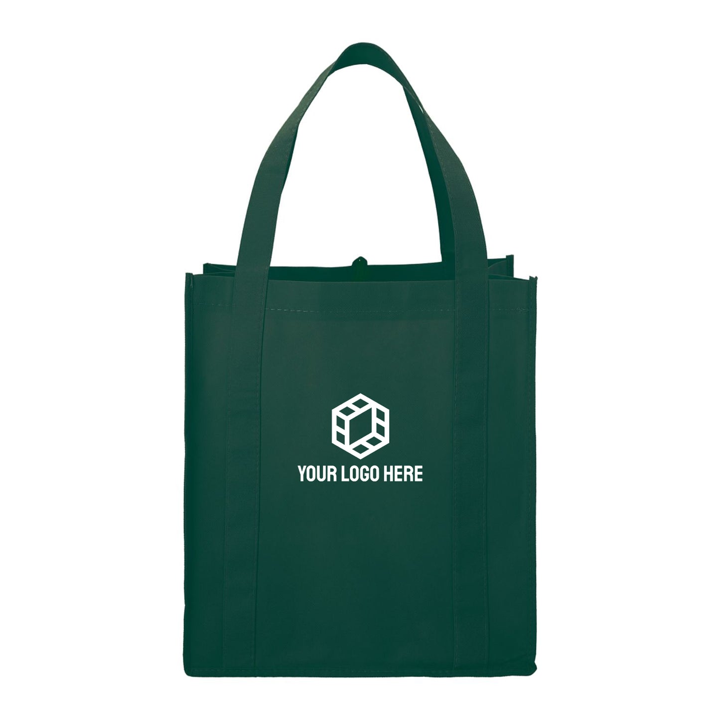 Hercules Non-Woven Grocery Tote with Full Color Print (Minimum 150)