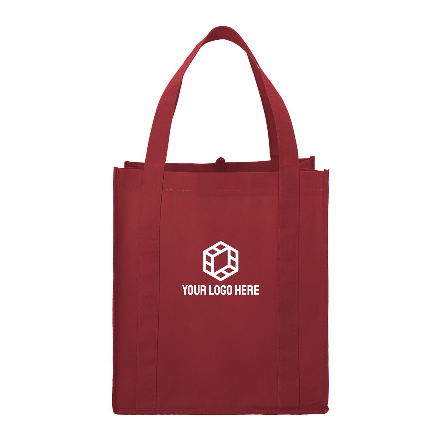 Hercules Non-Woven Grocery Tote with Full Color Print (Minimum 150)