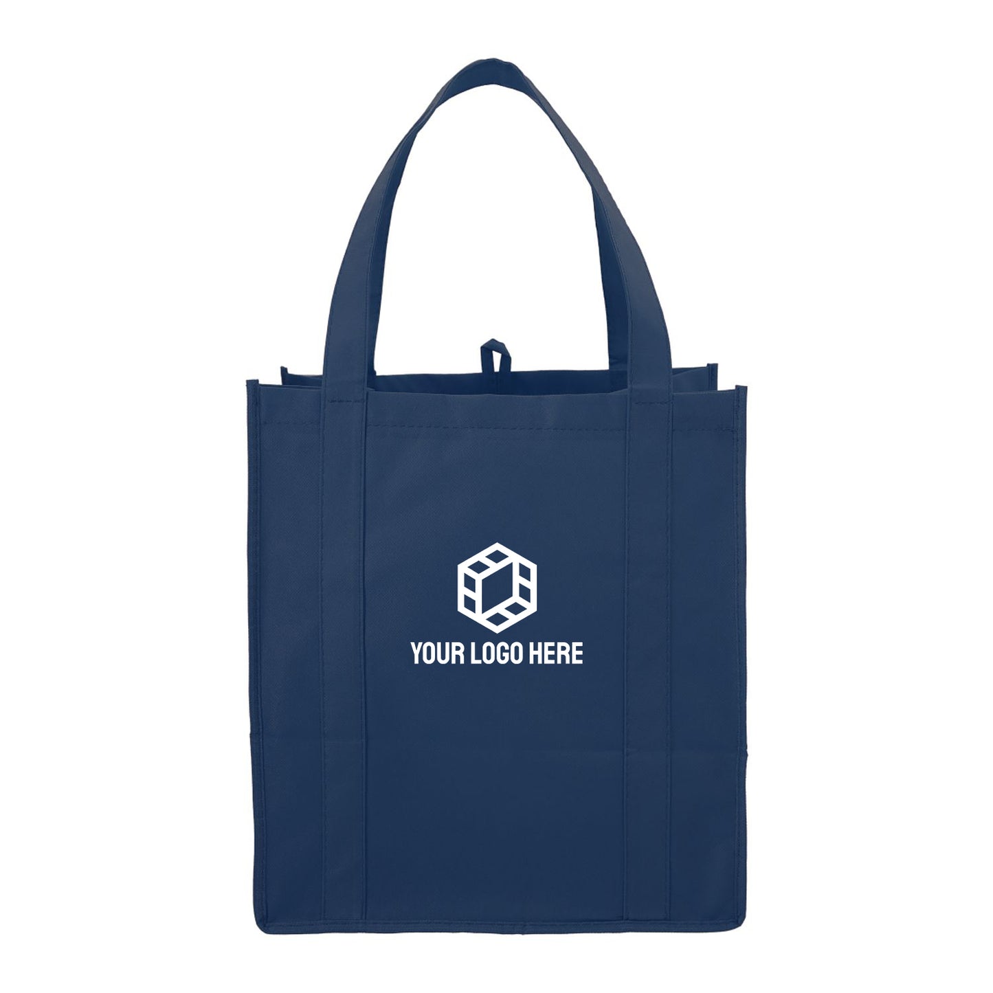 Hercules Non-Woven Grocery Tote with Full Color Print (Minimum 150)