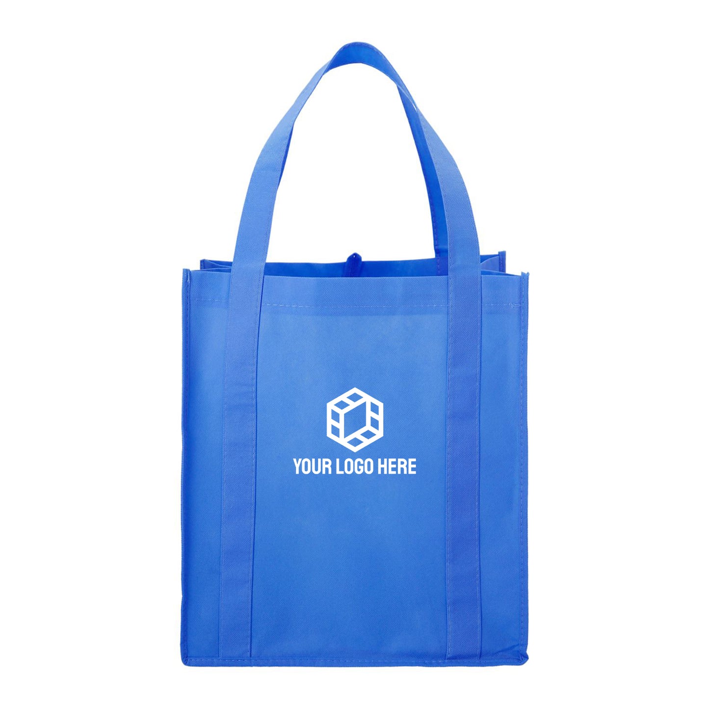 Hercules Non-Woven Grocery Tote with Full Color Print (Minimum 150)