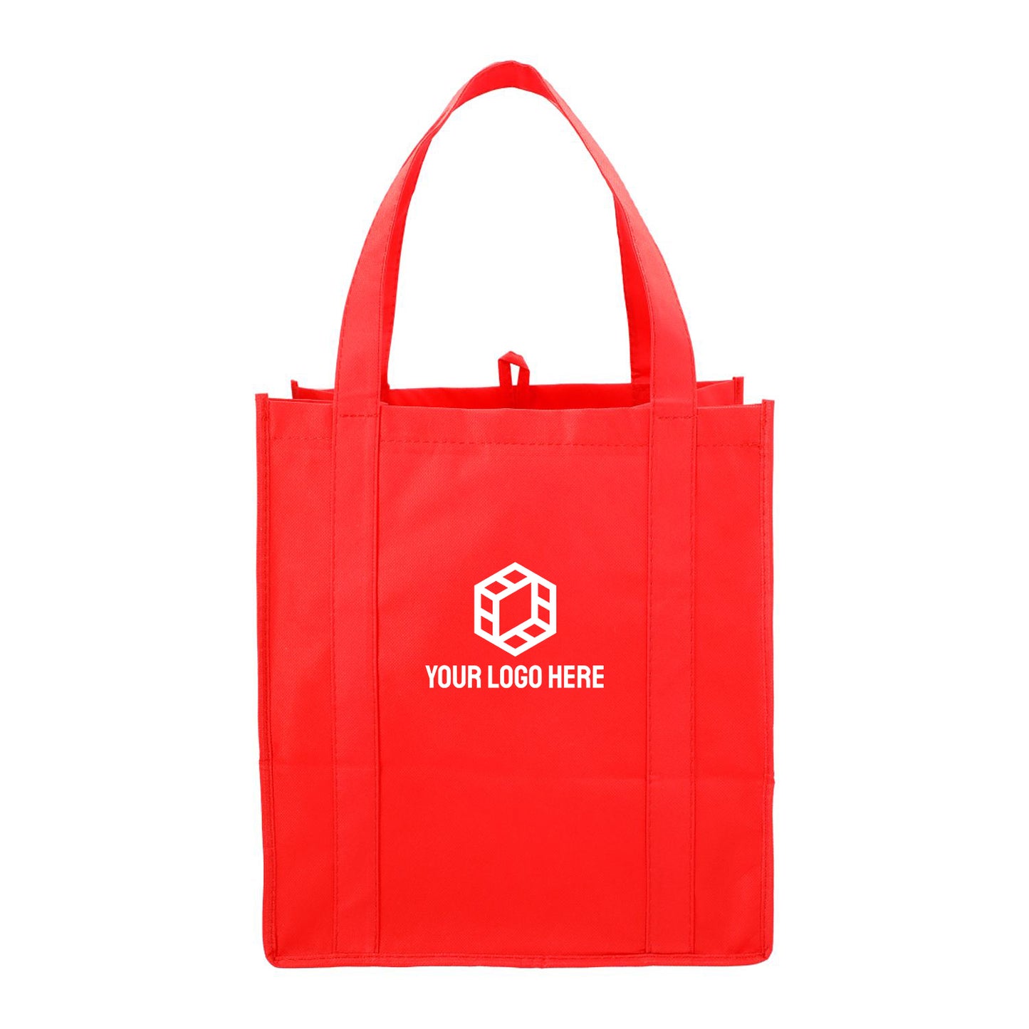 Hercules Non-Woven Grocery Tote with Full Color Print (Minimum 150)