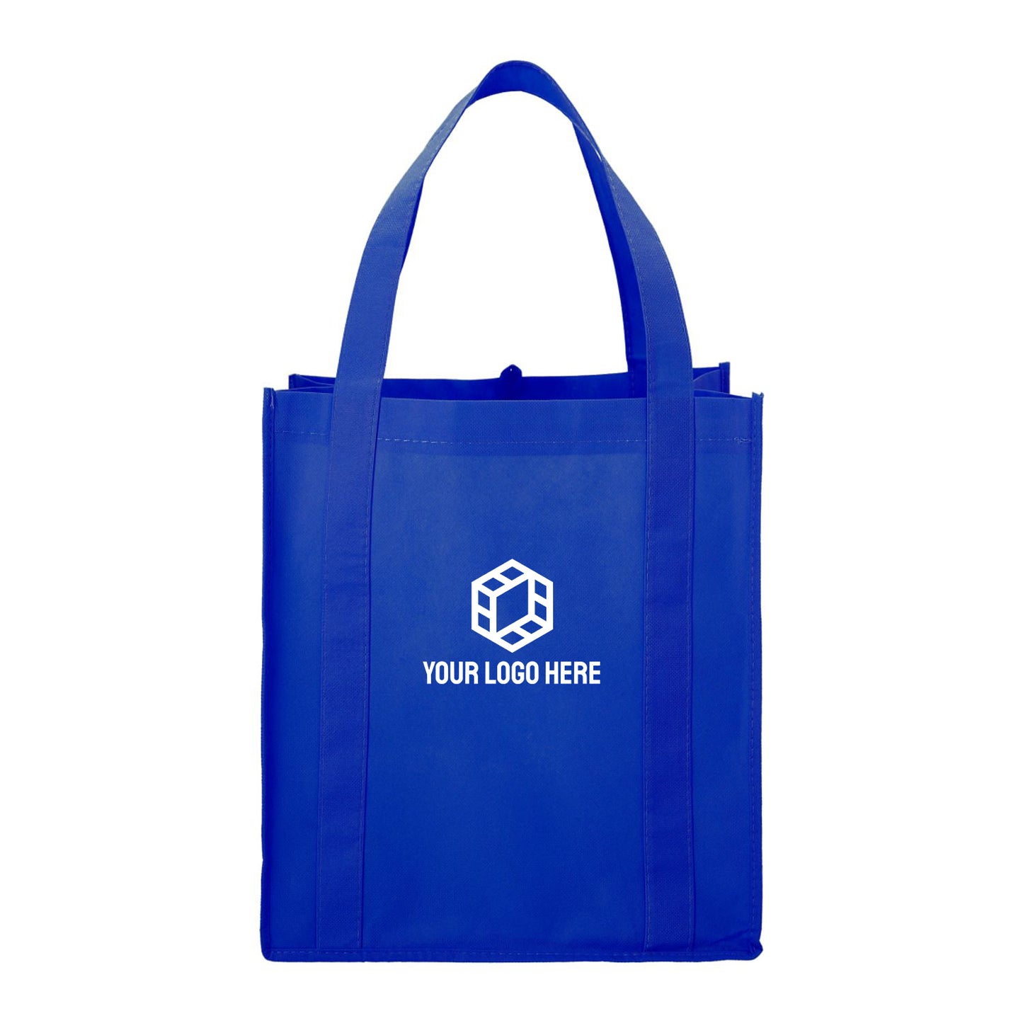 Hercules Non-Woven Grocery Tote with Full Color Print (Minimum 150)