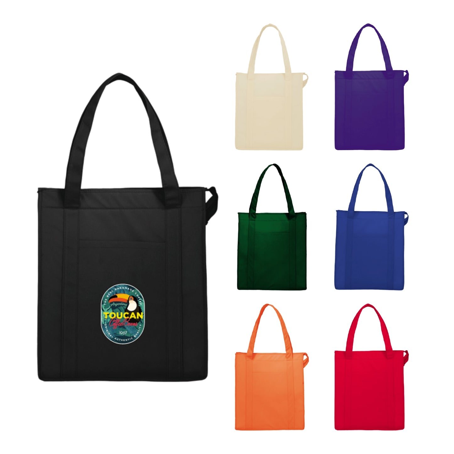 Hercules Insulated Grocery Tote with Full Color Print