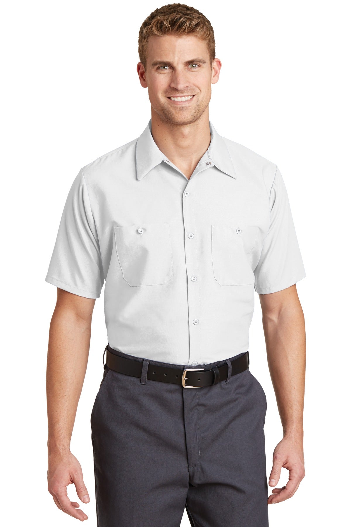 Red Kap® Short Sleeve Industrial Work Shirt