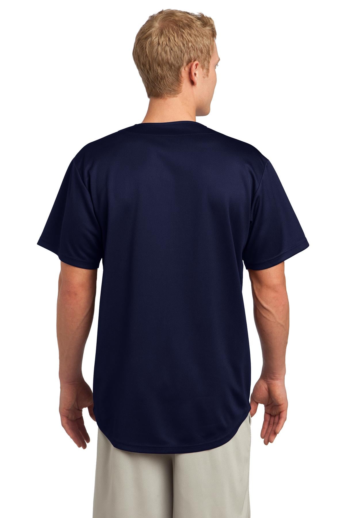 Sport-Tek® PosiCharge® Tough Mesh Full-Button Jersey