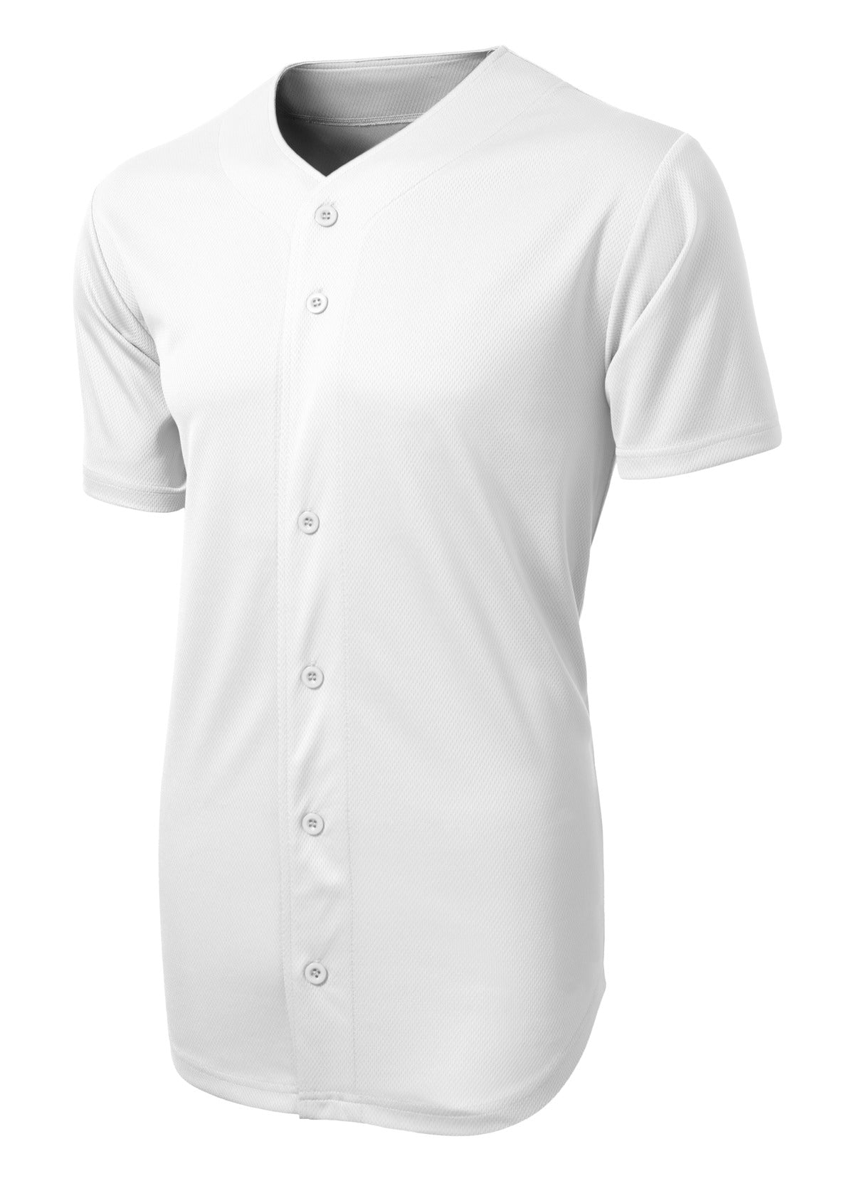 Sport-Tek® PosiCharge® Tough Mesh Full-Button Jersey
