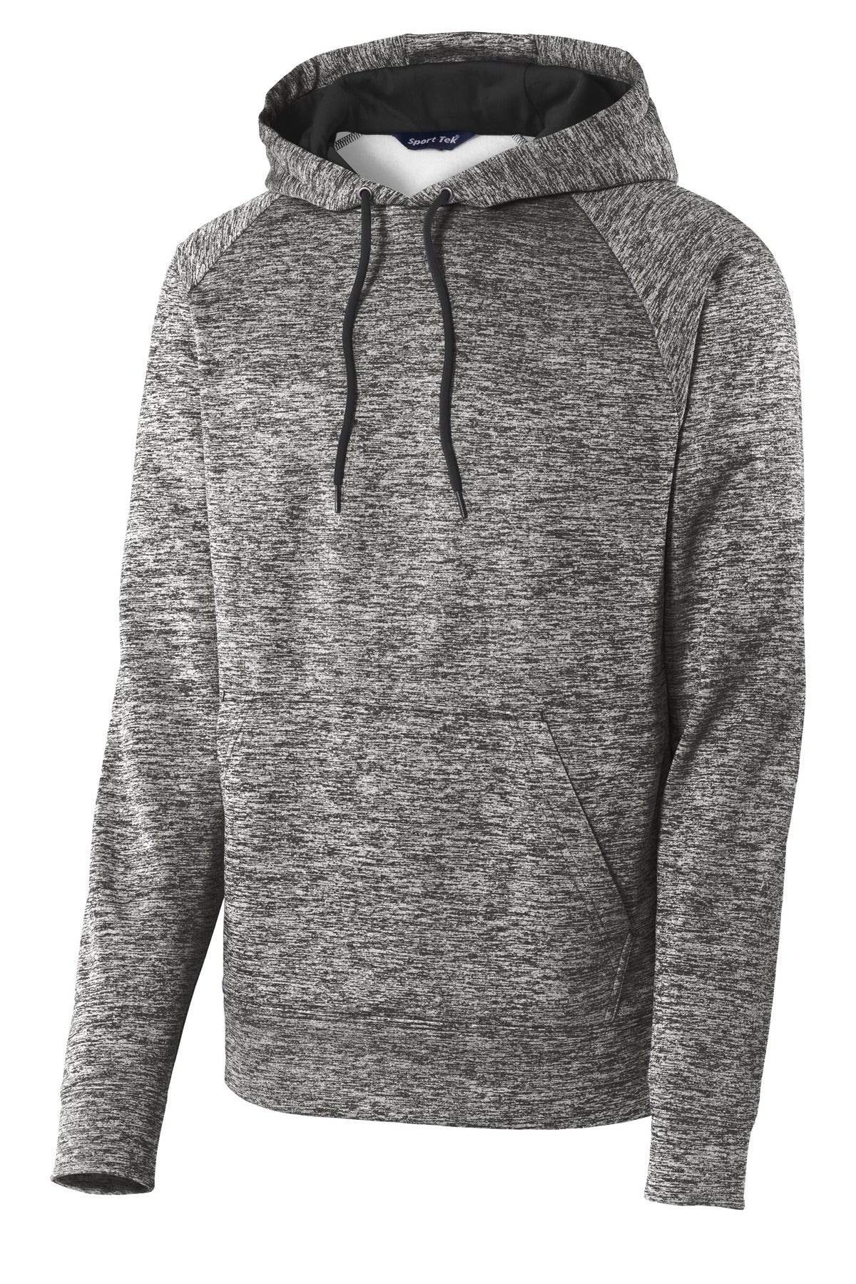 Sport-Tek® PosiCharge® Electric Heather Fleece Hooded Pullover