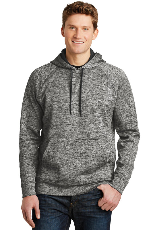 Sport-Tek® PosiCharge® Electric Heather Fleece Hooded Pullover