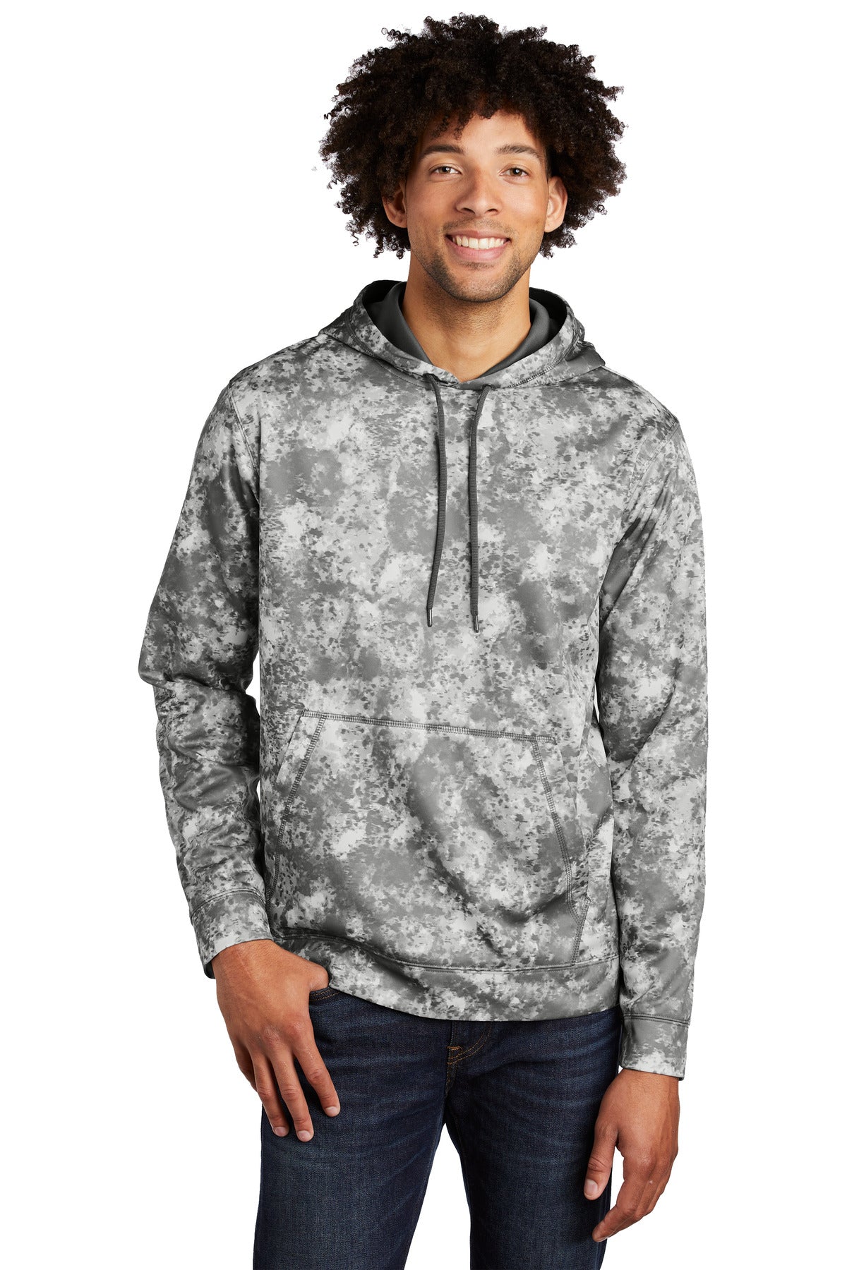Sport-Tek® Sport-Wick® Mineral Freeze Fleece Hooded Pullover