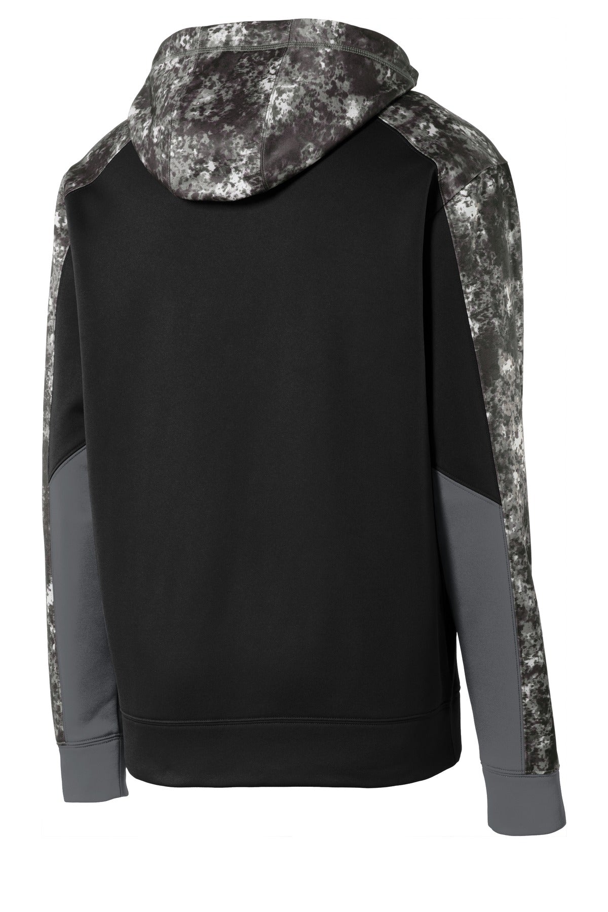 Sport-Tek® Sport-Wick® Mineral Freeze Fleece Colorblock Hooded Pullover