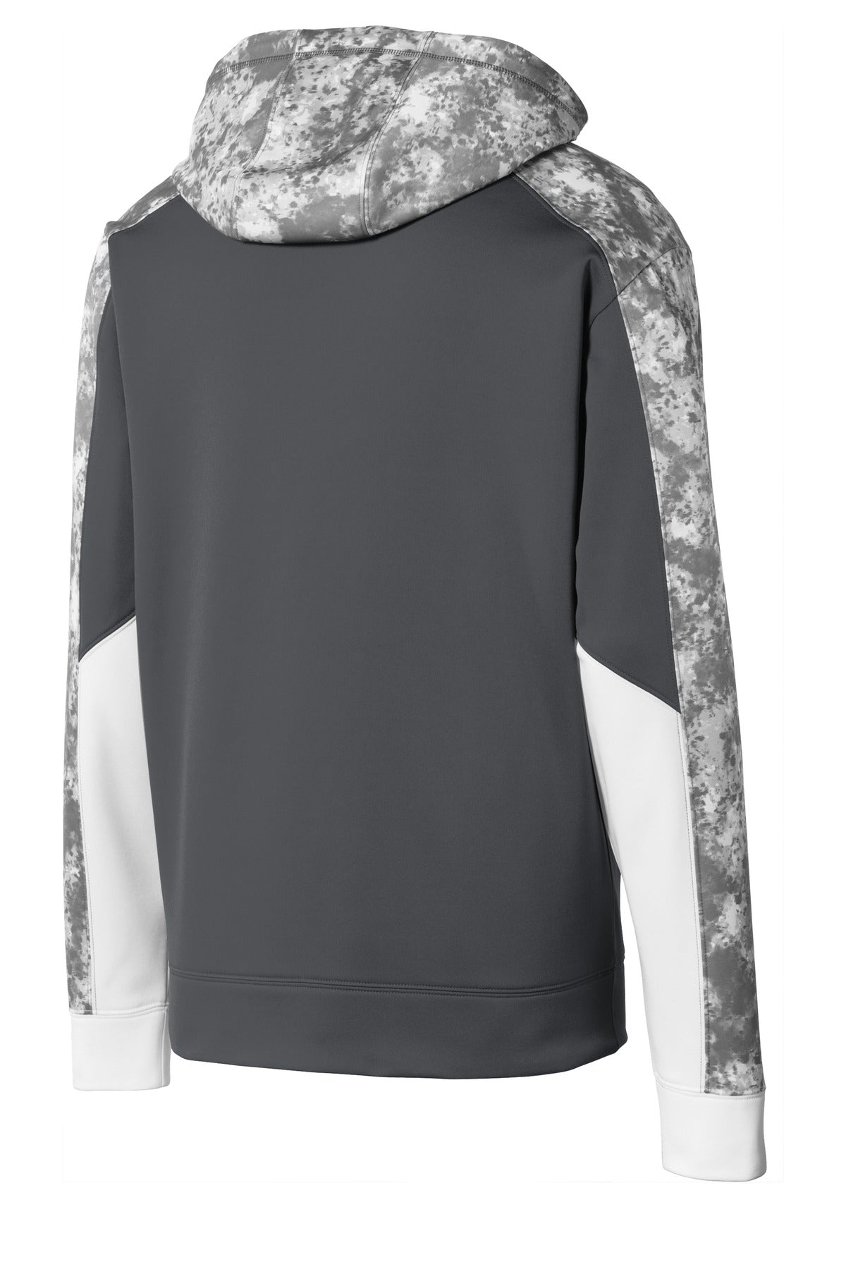 Sport-Tek® Sport-Wick® Mineral Freeze Fleece Colorblock Hooded Pullover