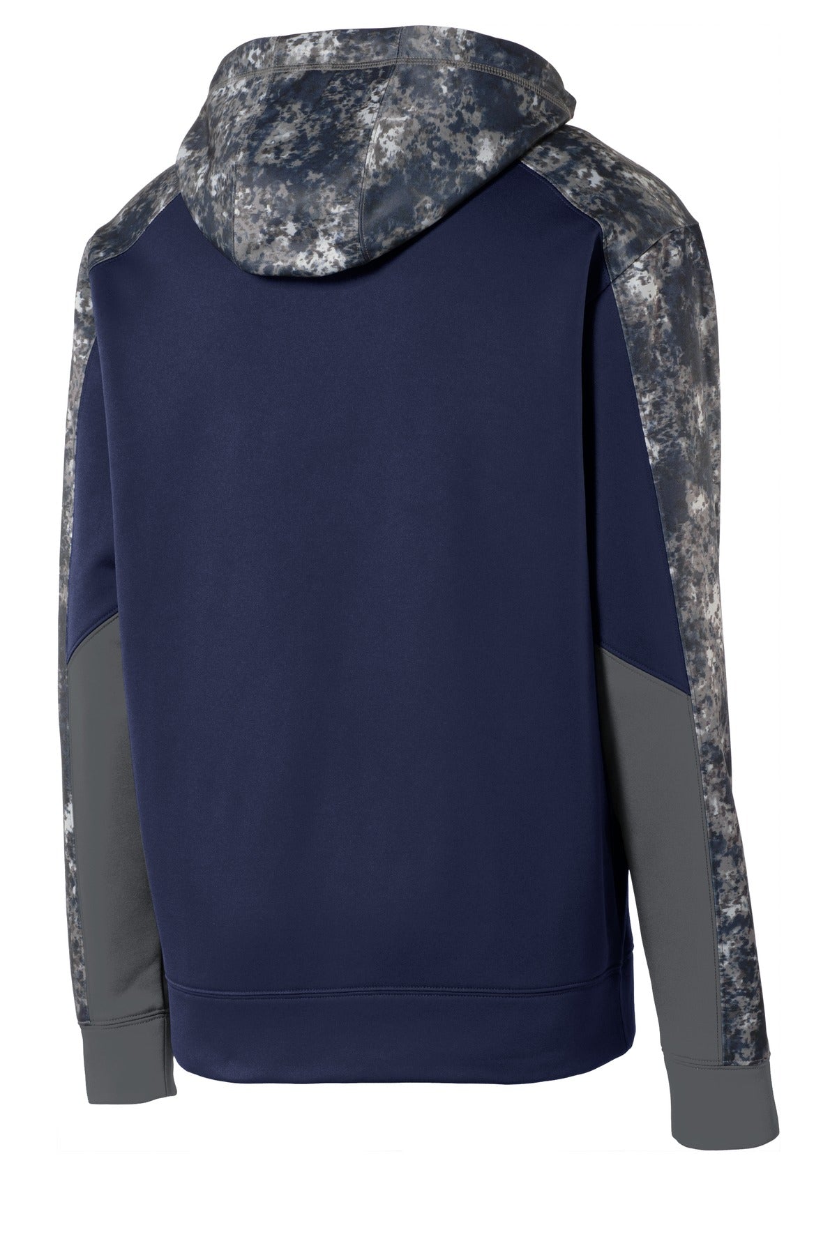 Sport-Tek® Sport-Wick® Mineral Freeze Fleece Colorblock Hooded Pullover