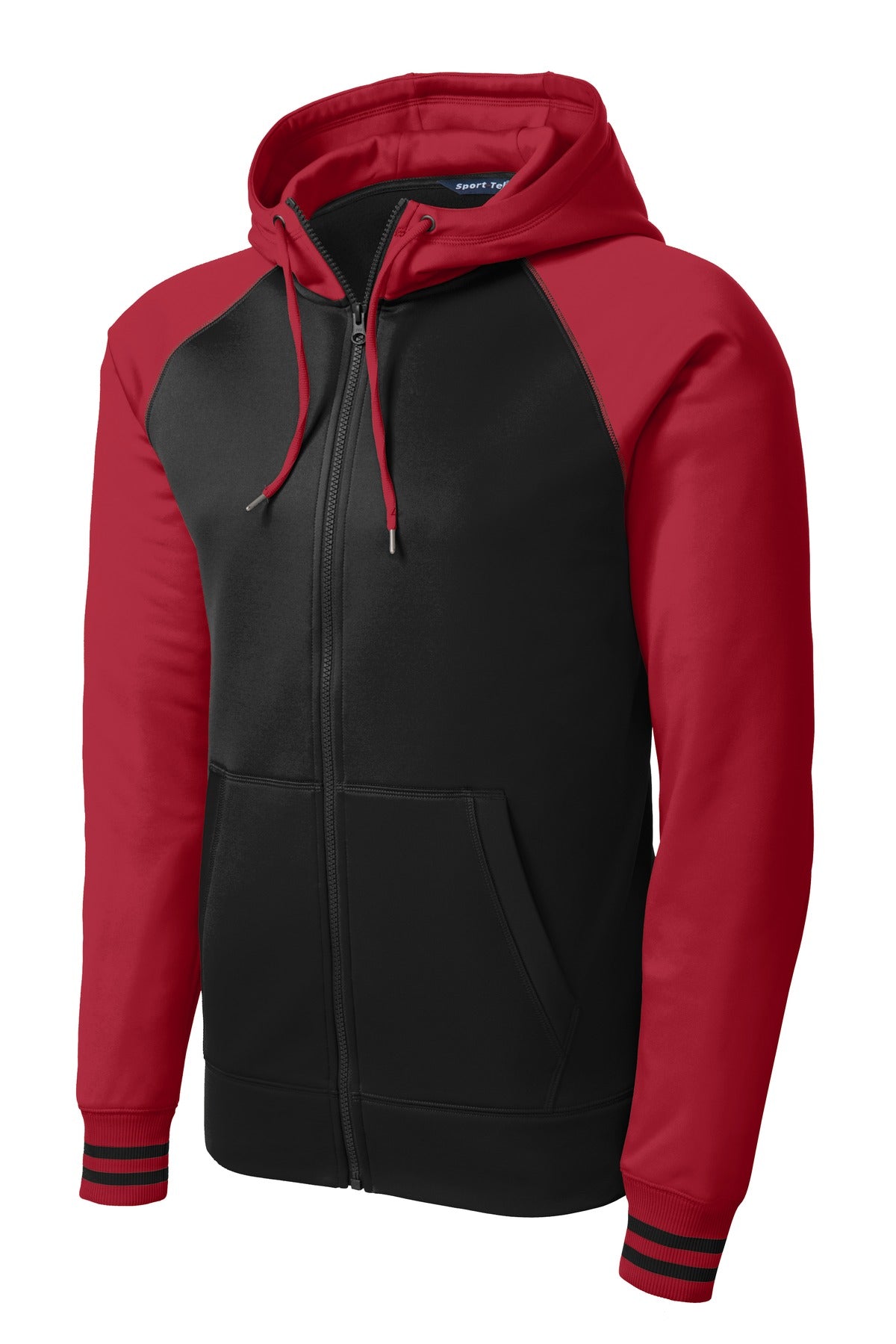 Sport-Tek® Sport-Wick® Varsity Fleece Full-Zip Hooded Jacket