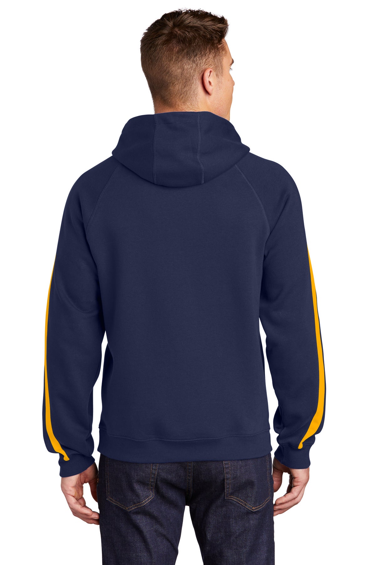 Sport-Tek® Sleeve Stripe Pullover Hooded Sweatshirt