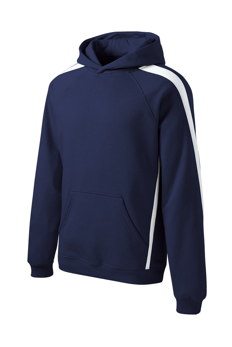 Sport-Tek® Sleeve Stripe Pullover Hooded Sweatshirt