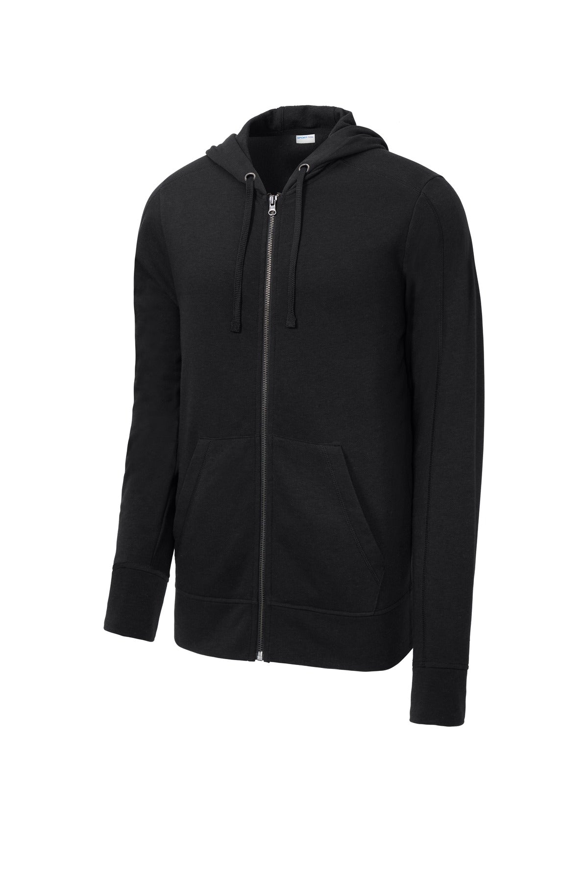 Sport-Tek® PosiCharge® Tri-Blend Wicking Fleece Full-Zip Hooded Jacket