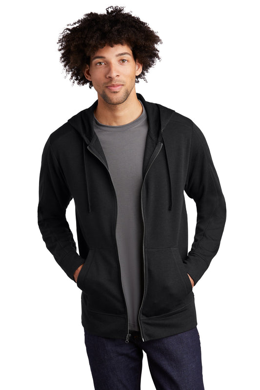 Sport-Tek® PosiCharge® Tri-Blend Wicking Fleece Full-Zip Hooded Jacket