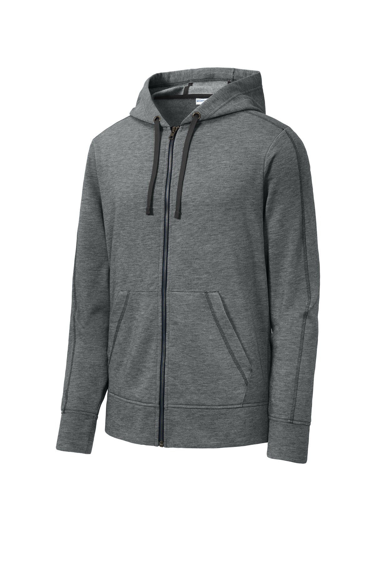 Sport-Tek® PosiCharge® Tri-Blend Wicking Fleece Full-Zip Hooded Jacket