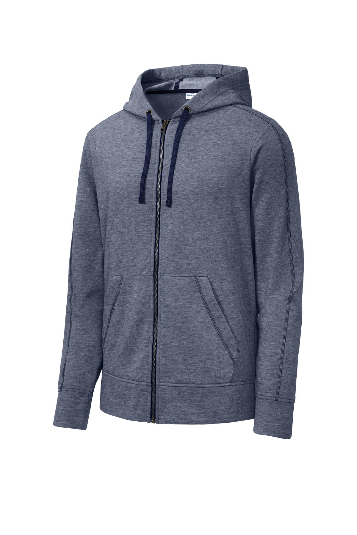 Sport-Tek® PosiCharge® Tri-Blend Wicking Fleece Full-Zip Hooded Jacket