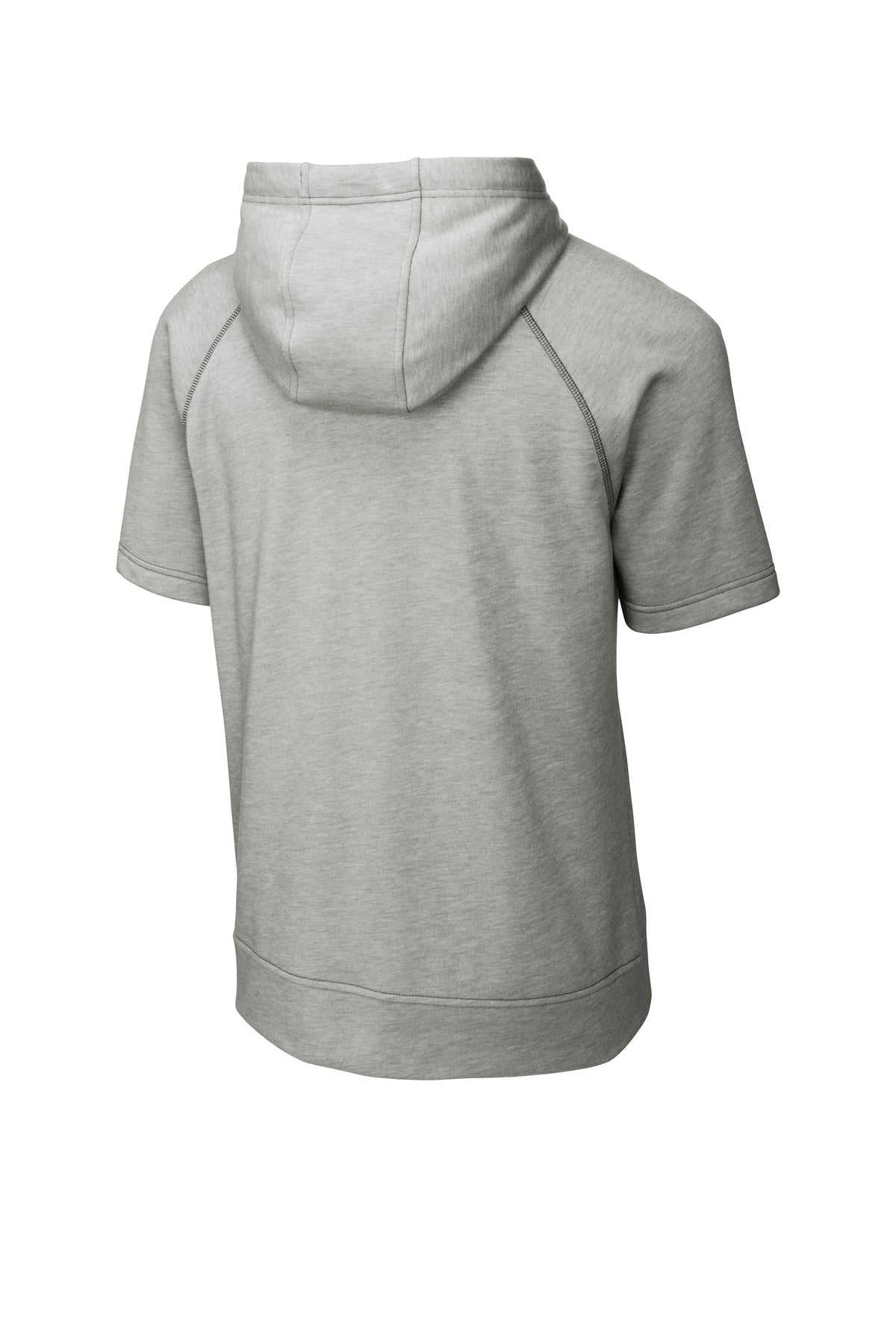 Sport-Tek® PosiCharge® Tri-Blend Wicking Fleece Short Sleeve Hooded Pullover