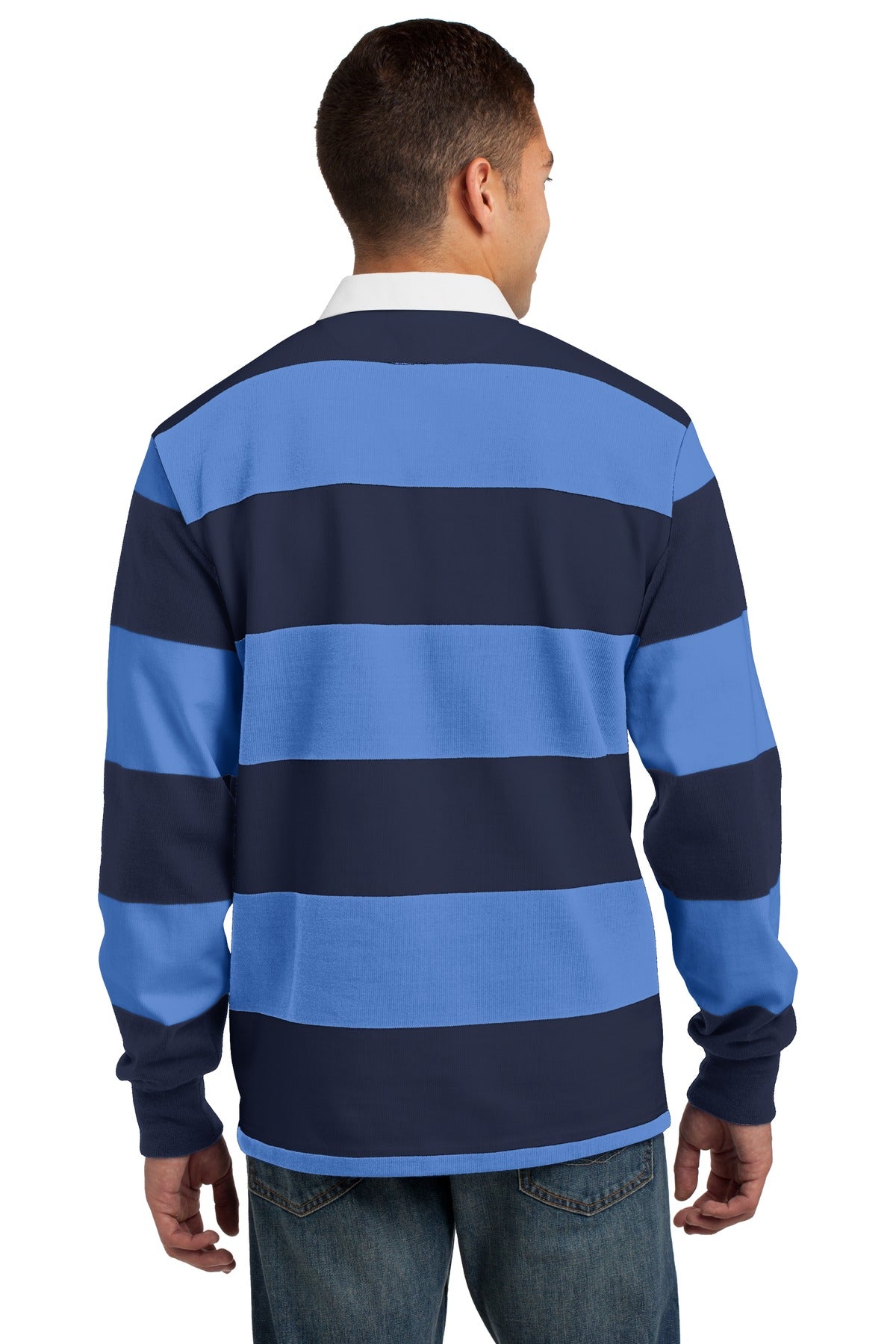 Sport-Tek® Classic Long Sleeve Rugby Polo