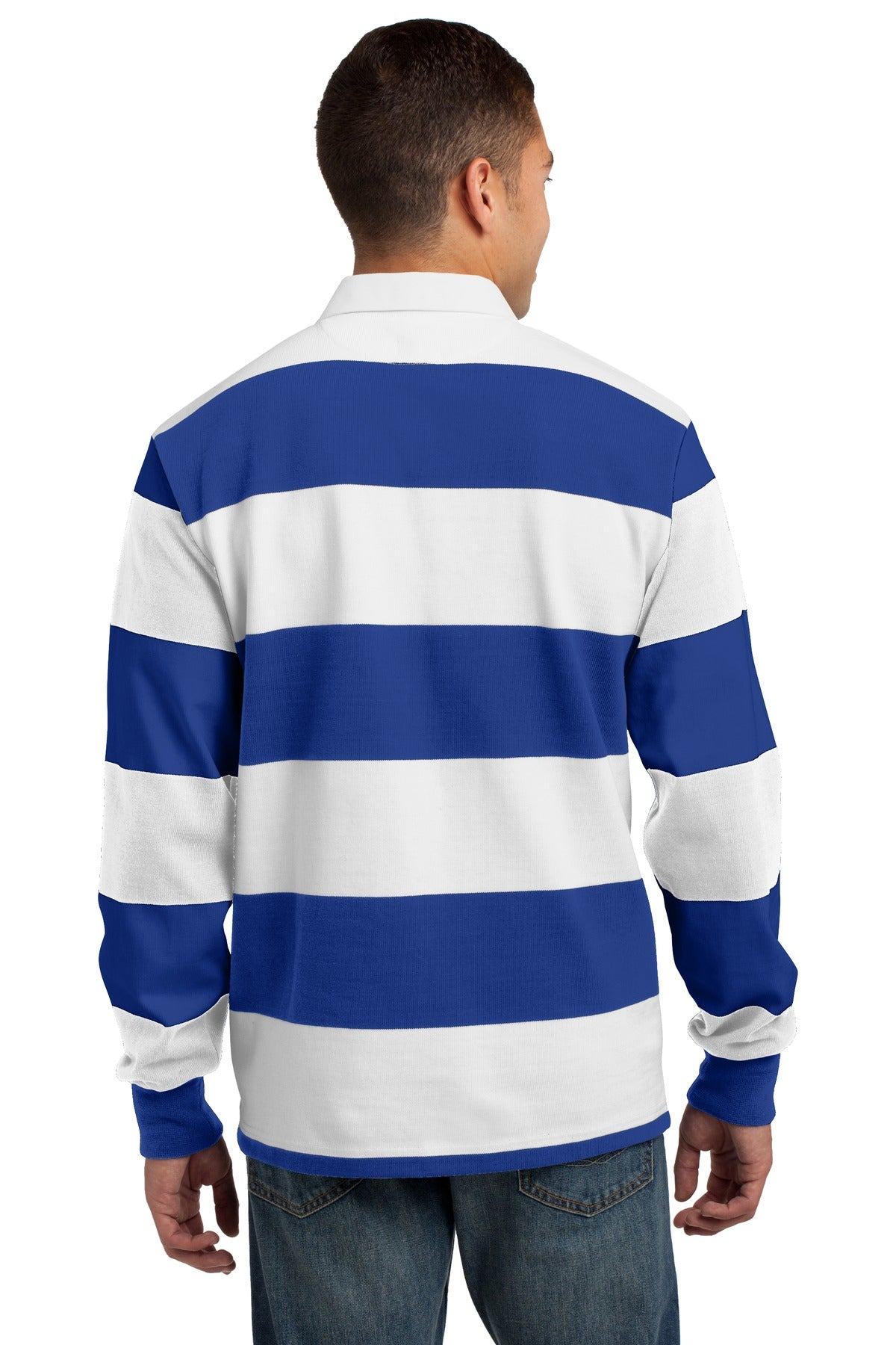 Sport-Tek® Classic Long Sleeve Rugby Polo