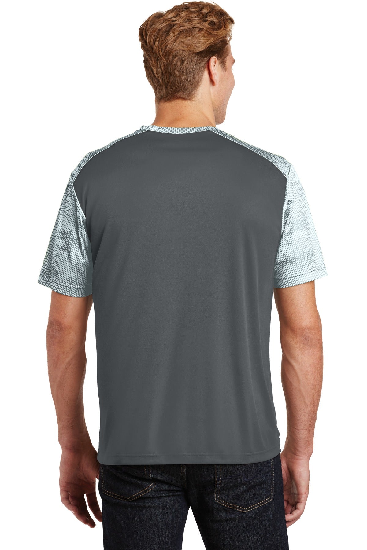 Sport-Tek® CamoHex Colorblock Tee