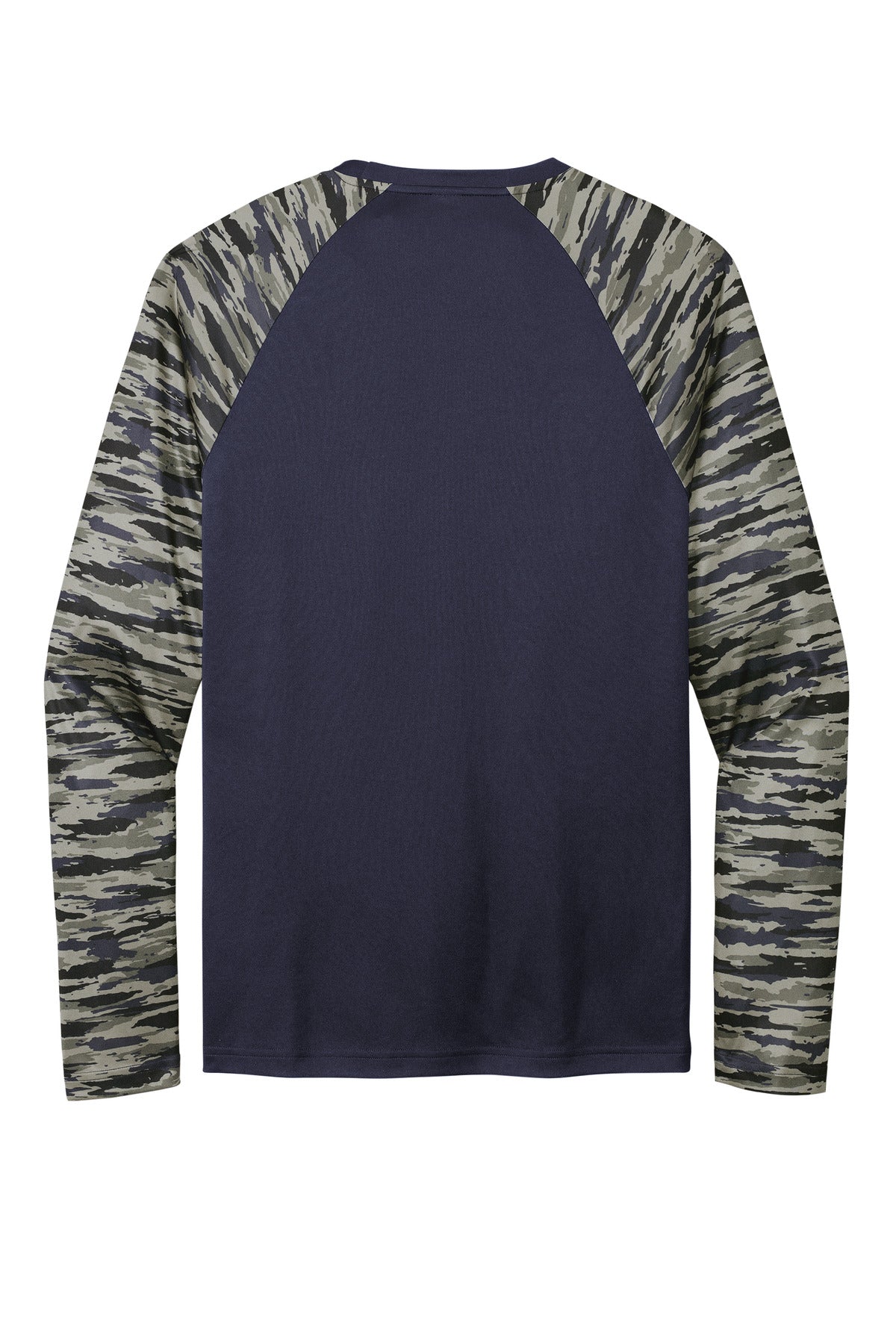 Sport-Tek® Drift Camo Colorblock Long Sleeve Tee