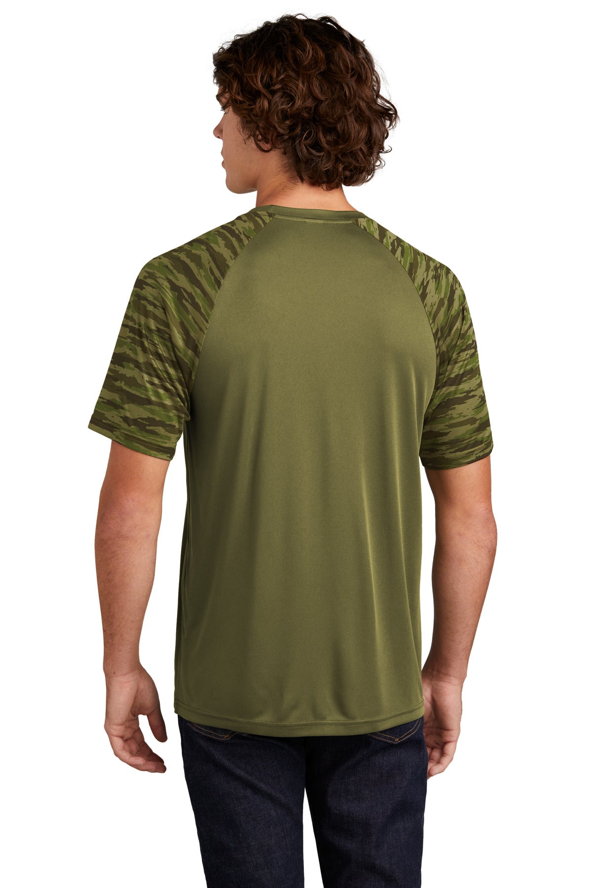Sport-Tek® Drift Camo Colorblock Tee