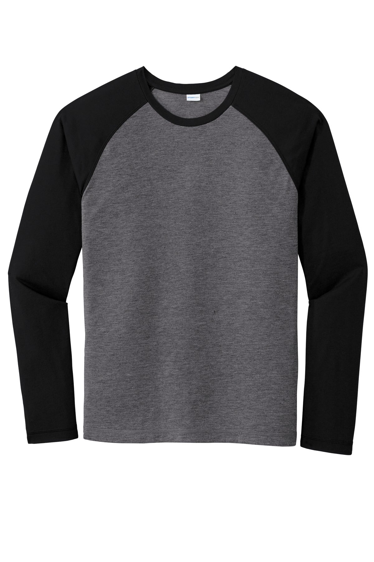 Sport-Tek® PosiCharge® Long Sleeve Tri-Blend Wicking Raglan Tee