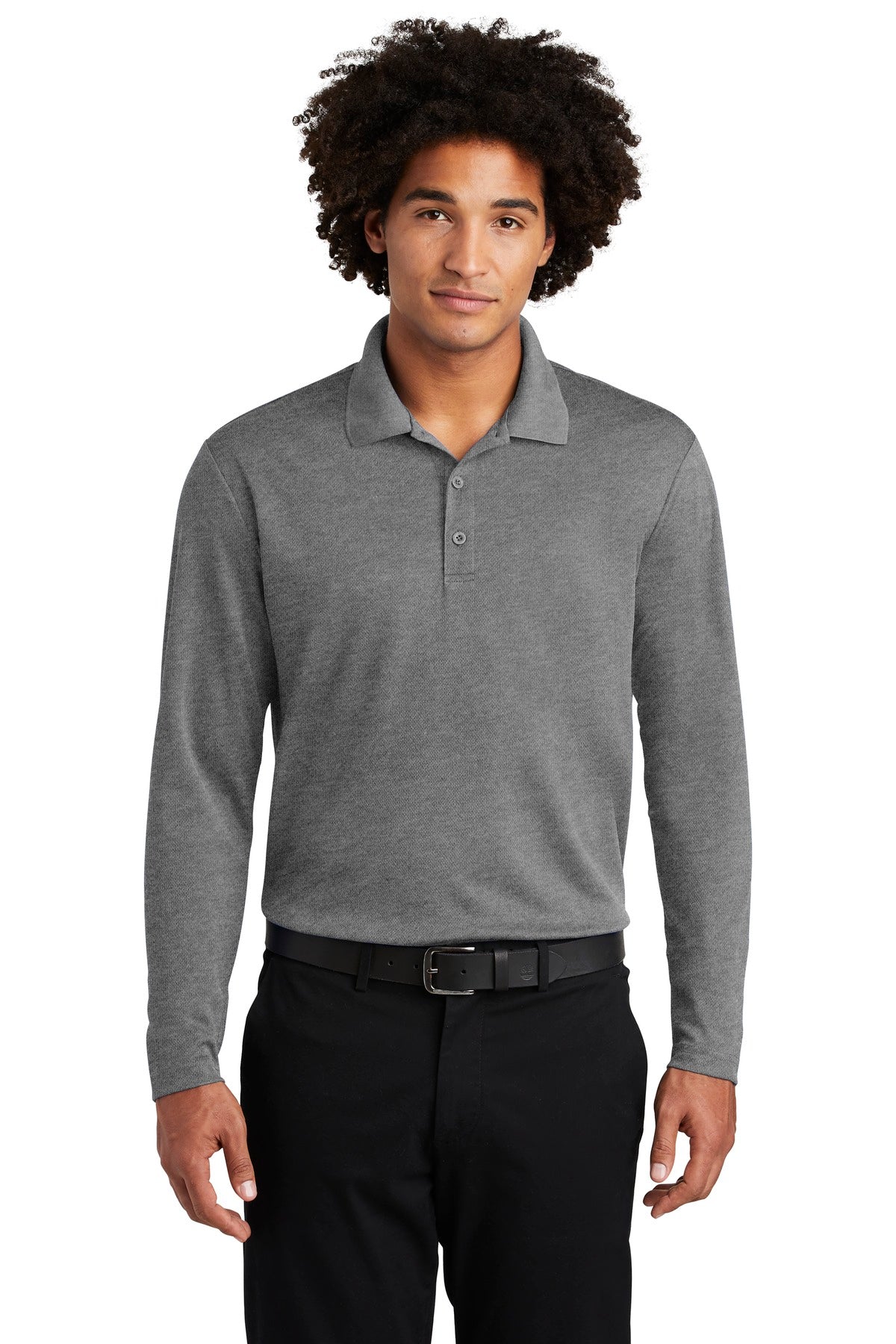 Sport-Tek® PosiCharge® RacerMesh® Long Sleeve Polo