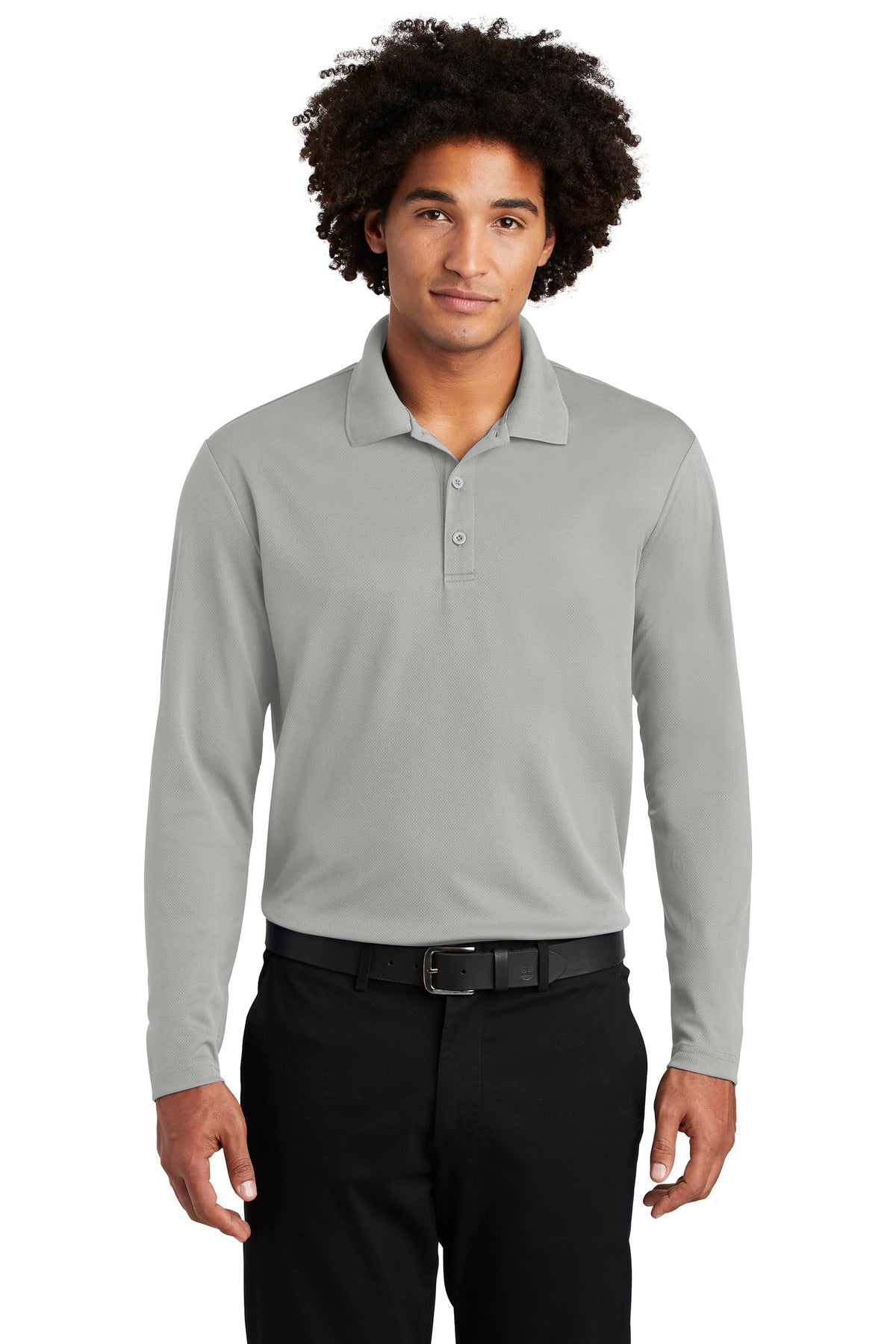 Sport-Tek® PosiCharge® RacerMesh® Long Sleeve Polo