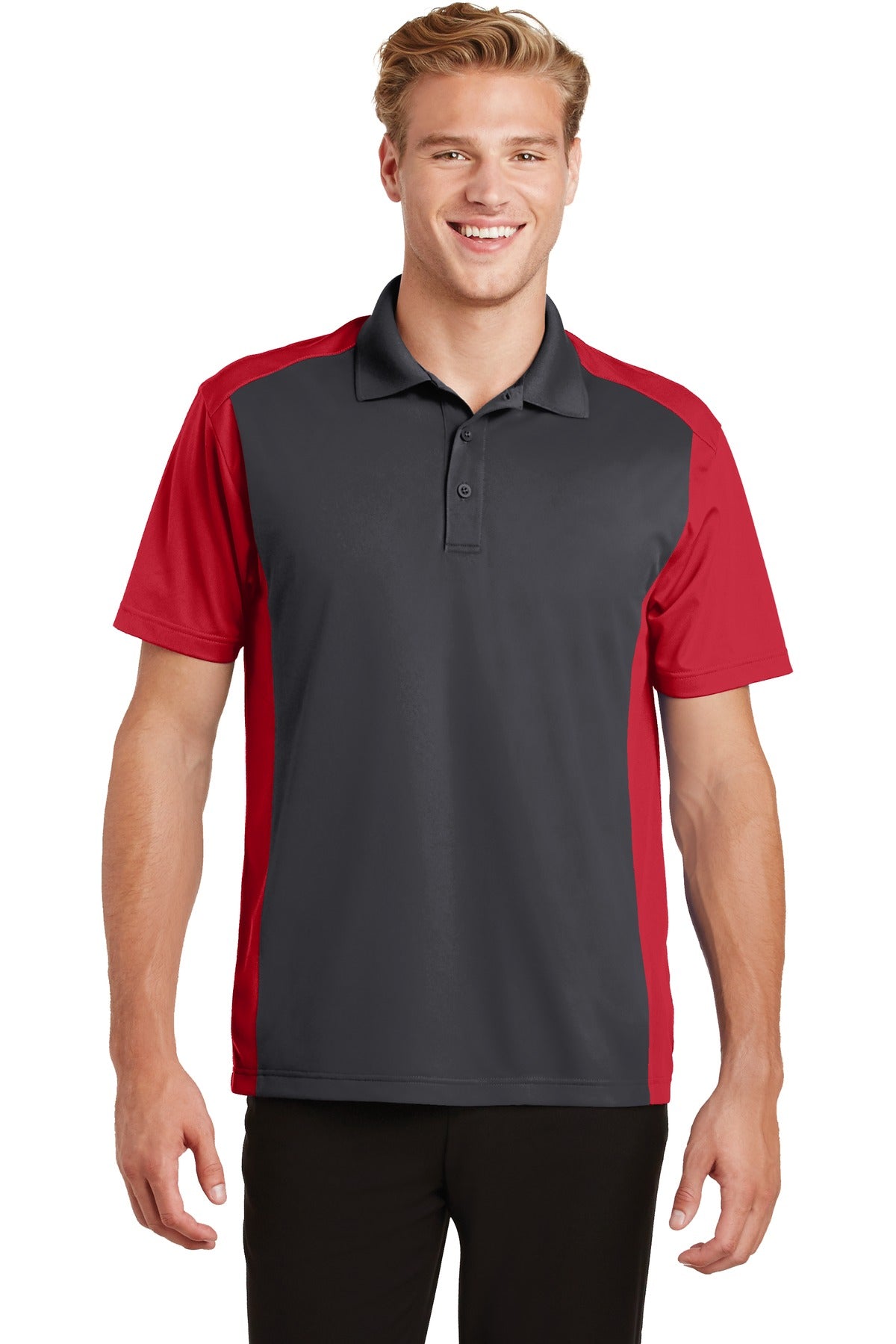 Sport-Tek® Colorblock Micropique Sport-Wick® Polo